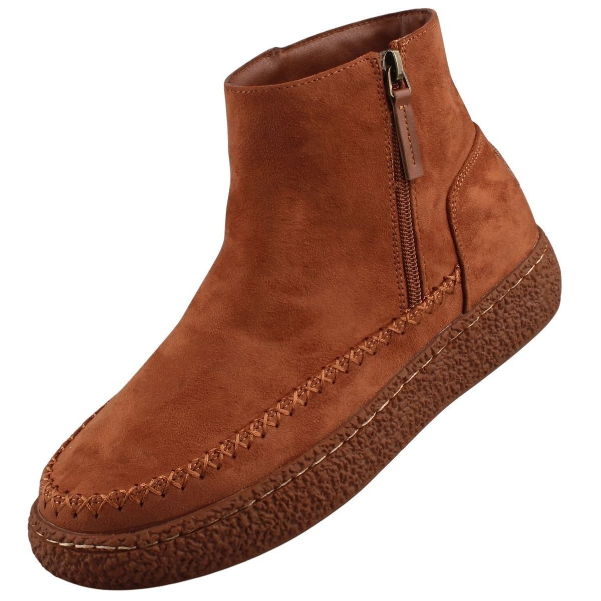 Dockers by Gerli 59JN203-770470 Stiefelette Knöchelhoher Mokassin-Stiefel mit Reißverschluss