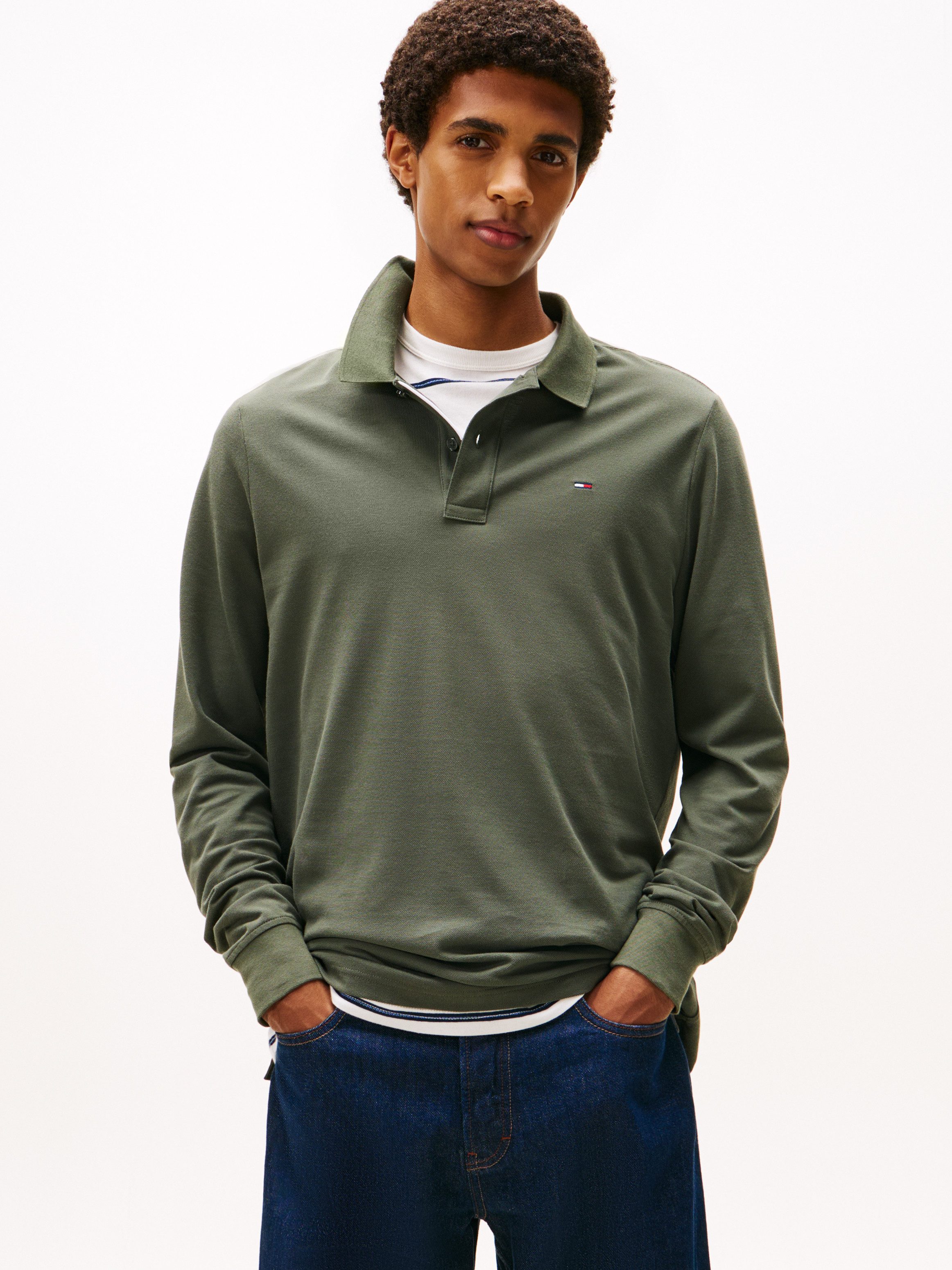 Tommy Jeans Poloshirt TJM SLIM PLACKET günstig online kaufen