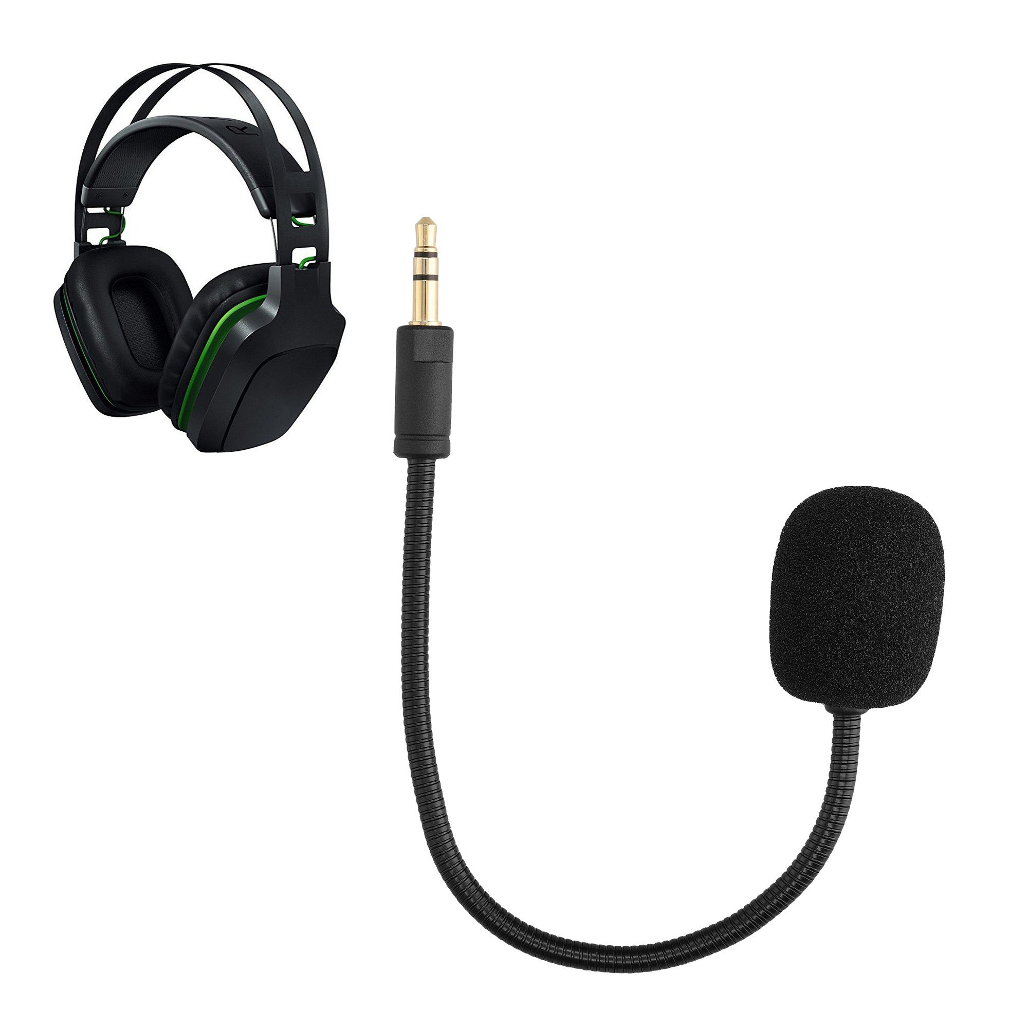 kwmobile Ersatz Kopfhörer Mikrofon für Razer Electra V2 / Electra V1 Gaming-Headset Zubehör (Headset Microphone) | Kopfhörer