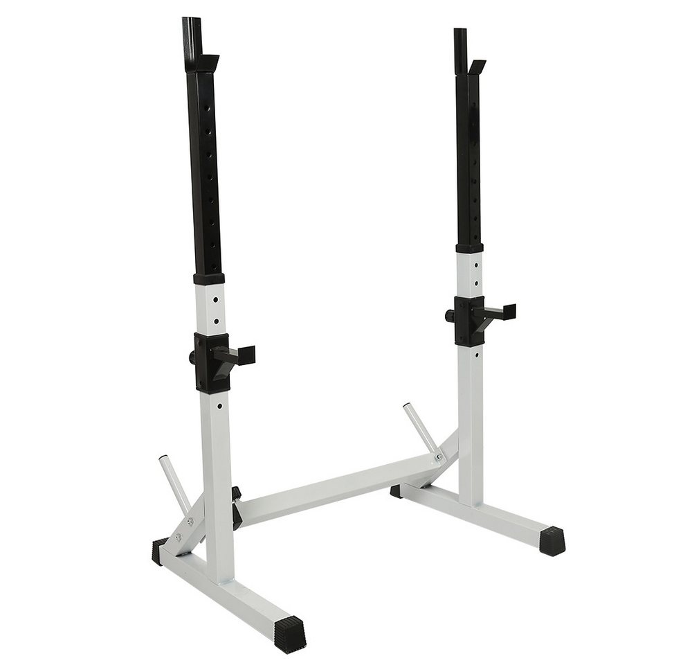 JEOBEST Langhantelständer Multifunktions Barbell Rack, Squat Rack, Hantelständer, Höhenverstellbar(80-150CM), bis 200 kg