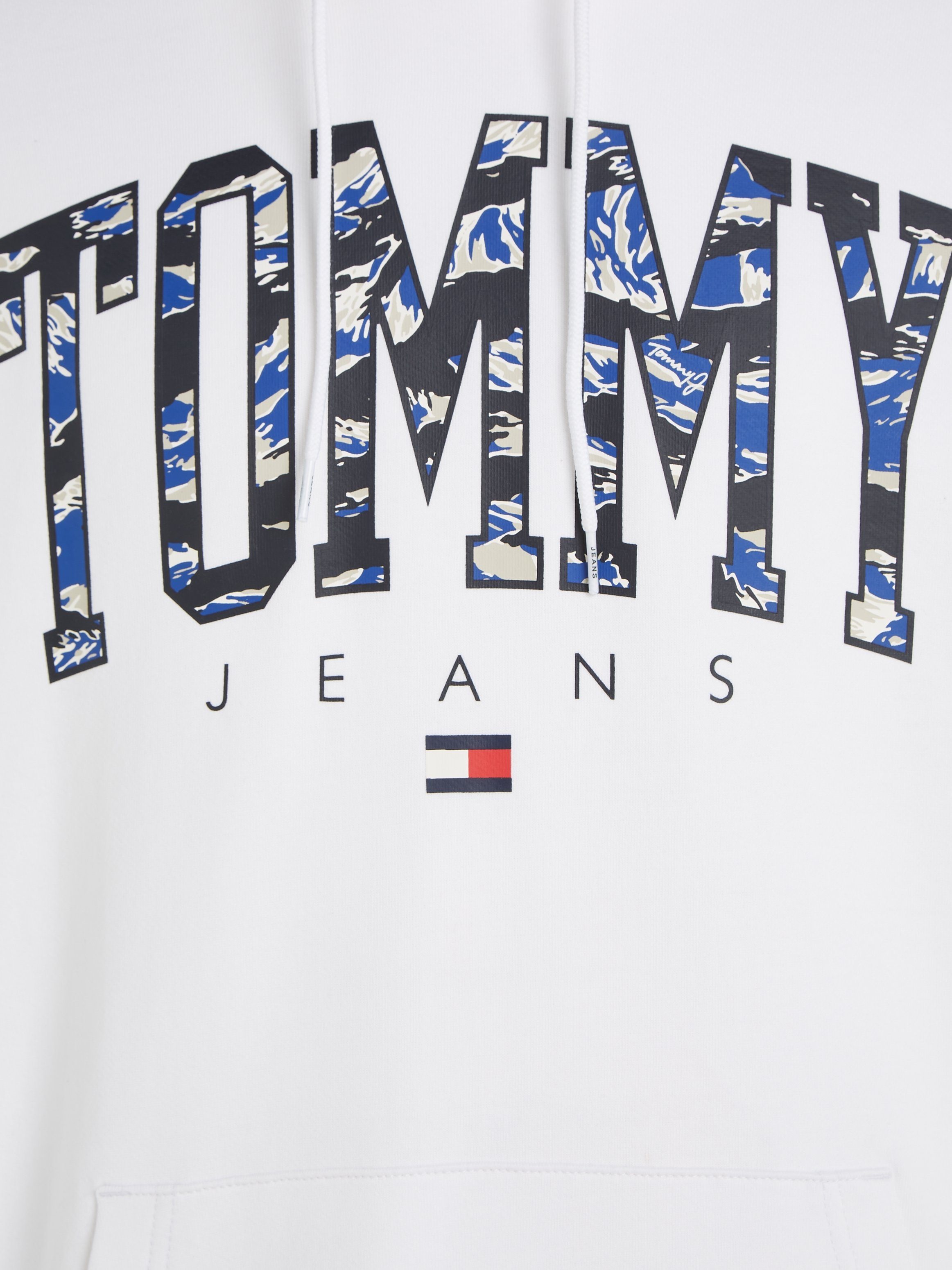 White REG NEW Jeans HOODIE Tommy CAMO TJM Kapuzensweatshirt VRSTY