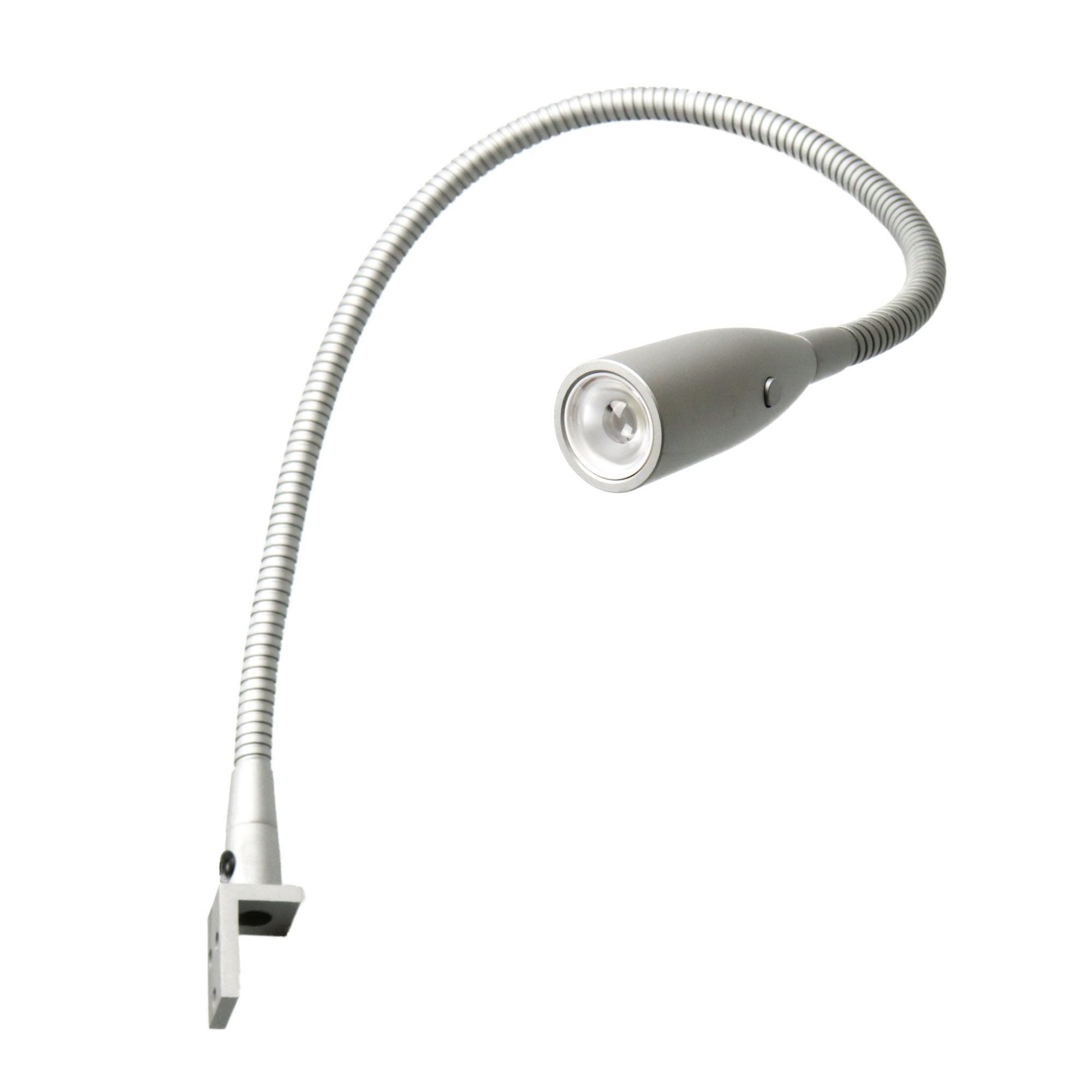 kalb Bettleuchte LED Leseleuchte Aufbauleuchte Nachttischlampe Bettlampe Leselampe, 1er Set, warmweiß