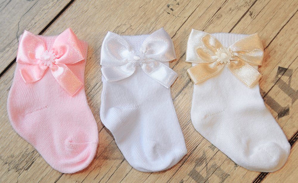 La Bortini Socken Baby Socken Erstlingssocken 3er Pack ab 0Mon