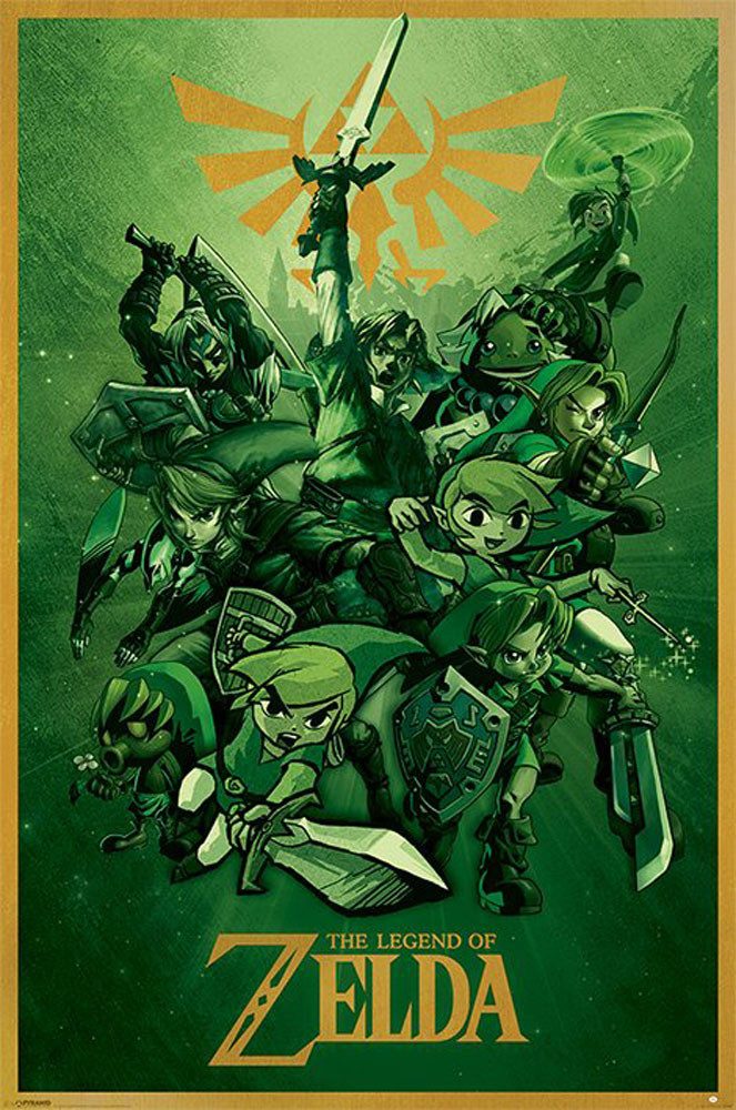 Poster Legend of Zelda, The - Плакат - Link