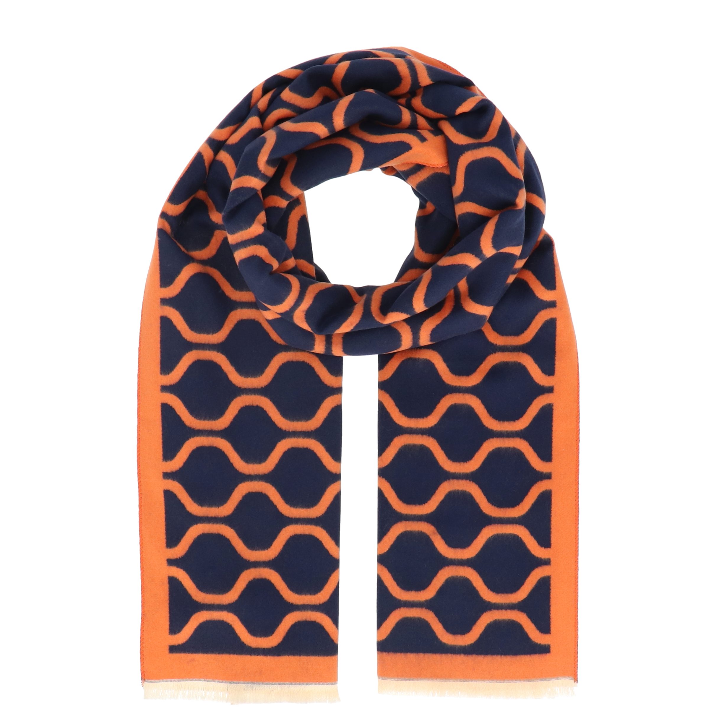 halsüberkopf Accessoires Modeschal Retro, Jacquardschal mit geometrischem Muster