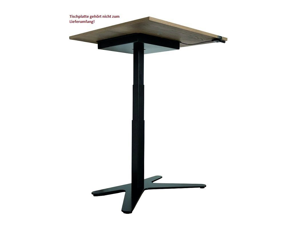 kuechenkonsum Tischgestell Multifunktionales Hubtisch kabellos schwarz Steuerung Set Bausatz incl