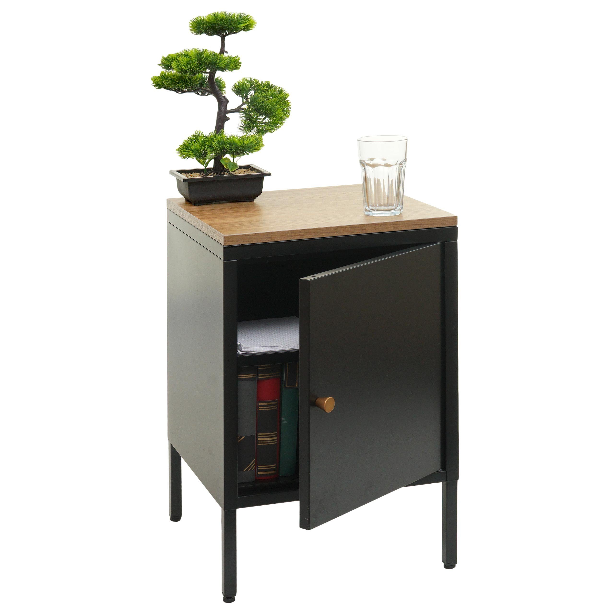 MCW Nachttisch MCW-L84, Türe beidseitig montierbar, PVC-Kantenschutz