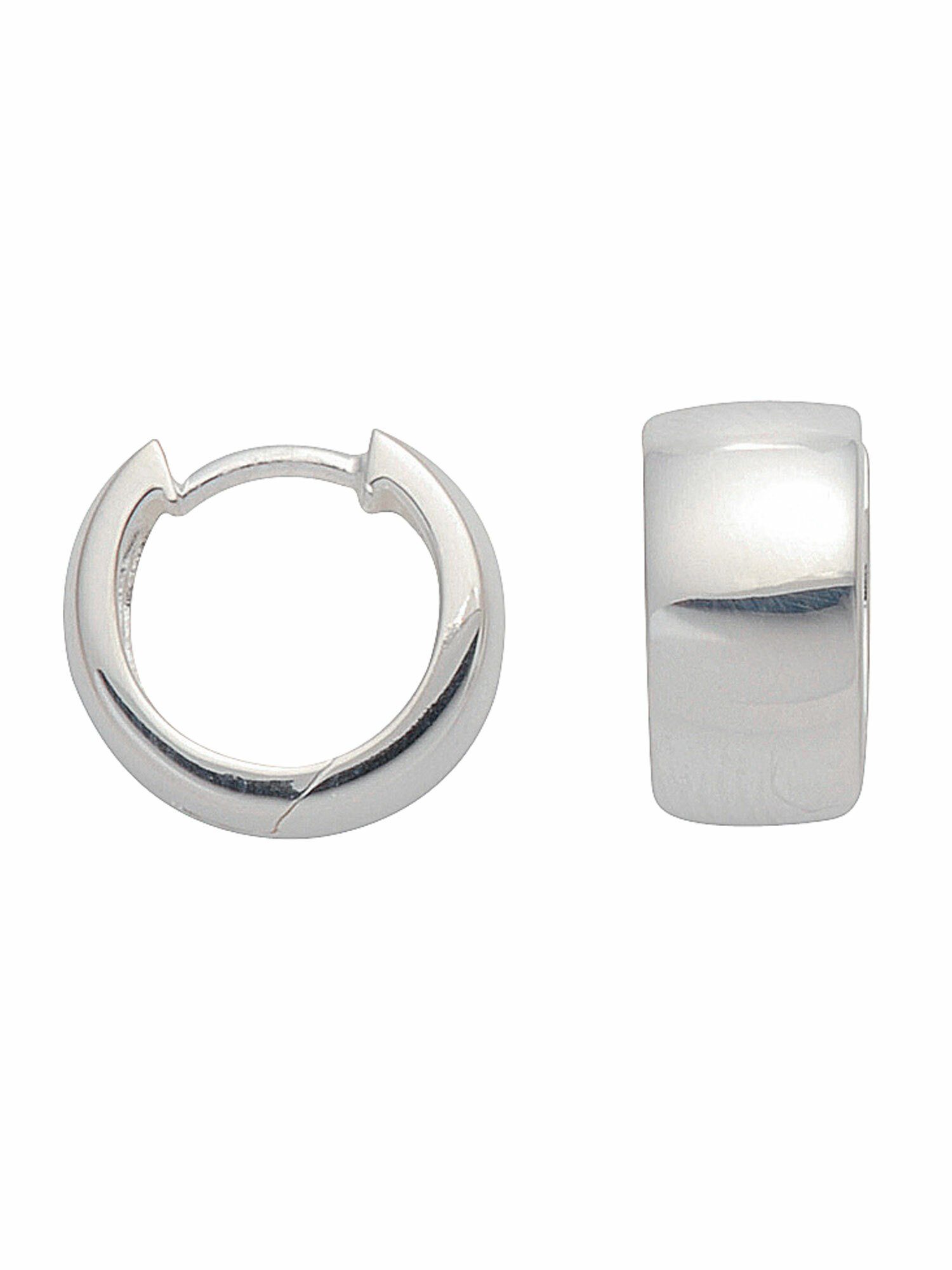 Paar Ohrhänger 1 Paar 925 Silber Ohrringe / Creolen Ø 14 mm