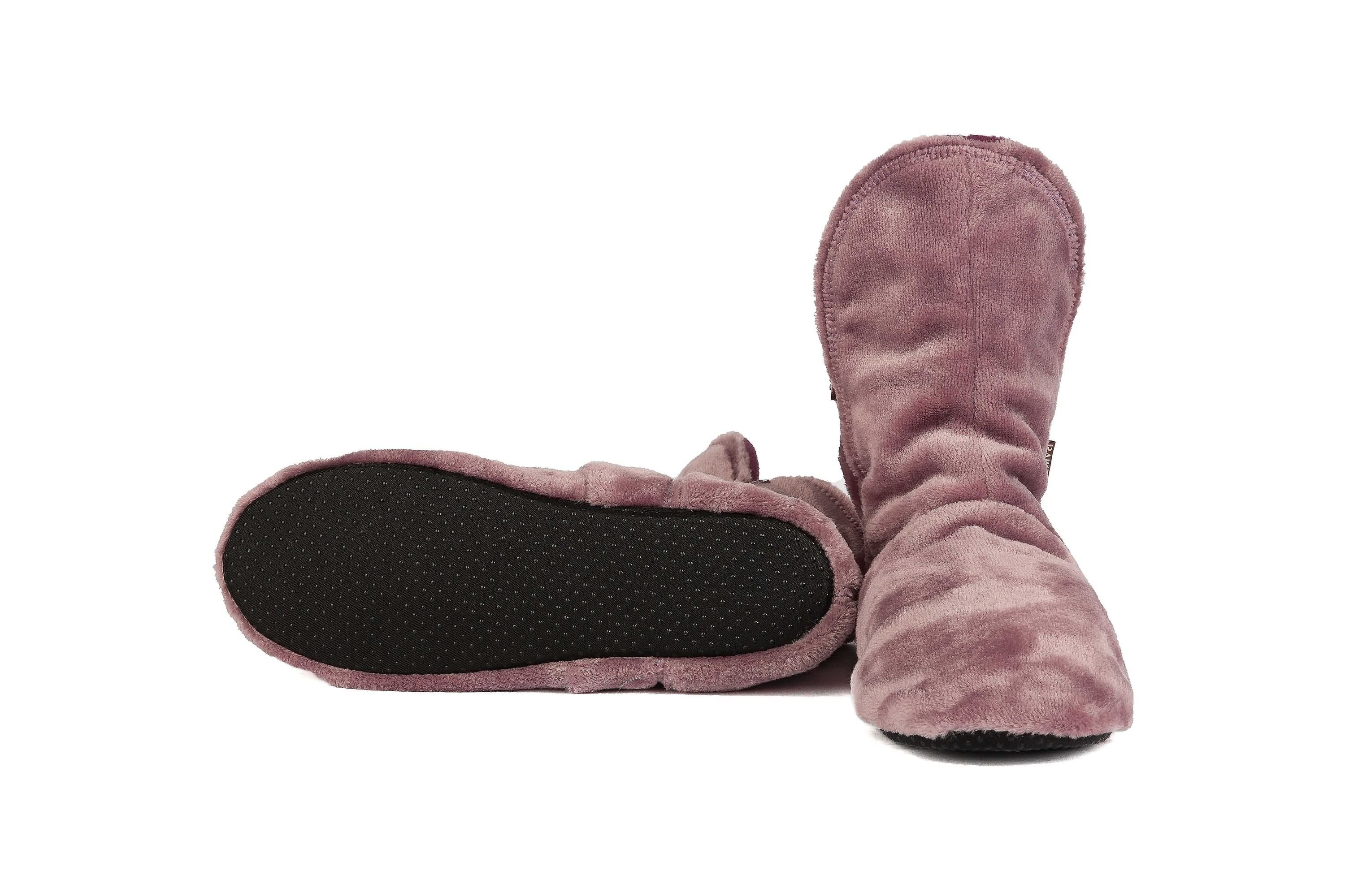 RAIKOU Klassische Hausschuhe Damen Herren rutschfester Sohle Hüttenschuhe Hausschuh (Set) flauschig