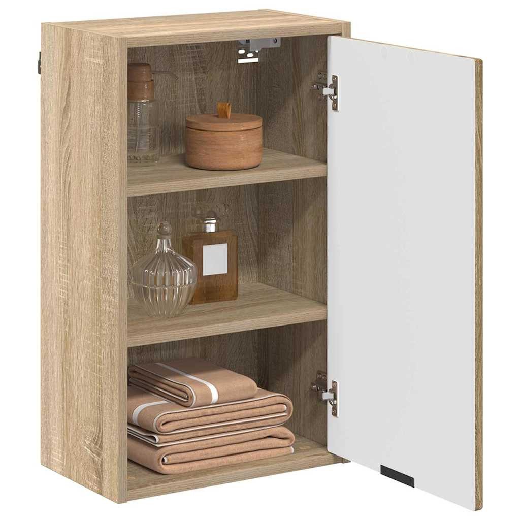 vidaXL Badezimmerspiegelschrank Badezimmer Schrank Sonoma Eiche günstig online kaufen