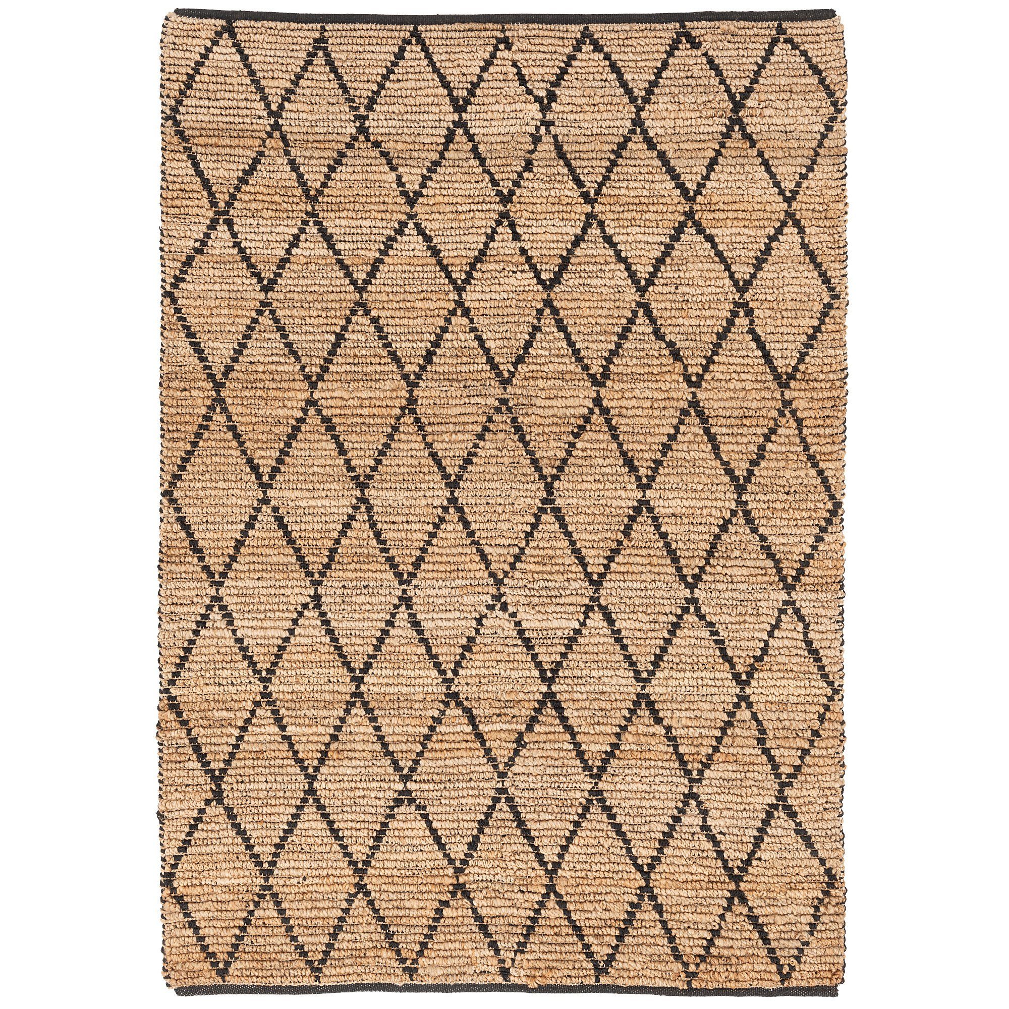 Pergamon Sisalteppich Naturfaser Teppich Jute Salsa Rauten, Rechteckig, Höh günstig online kaufen