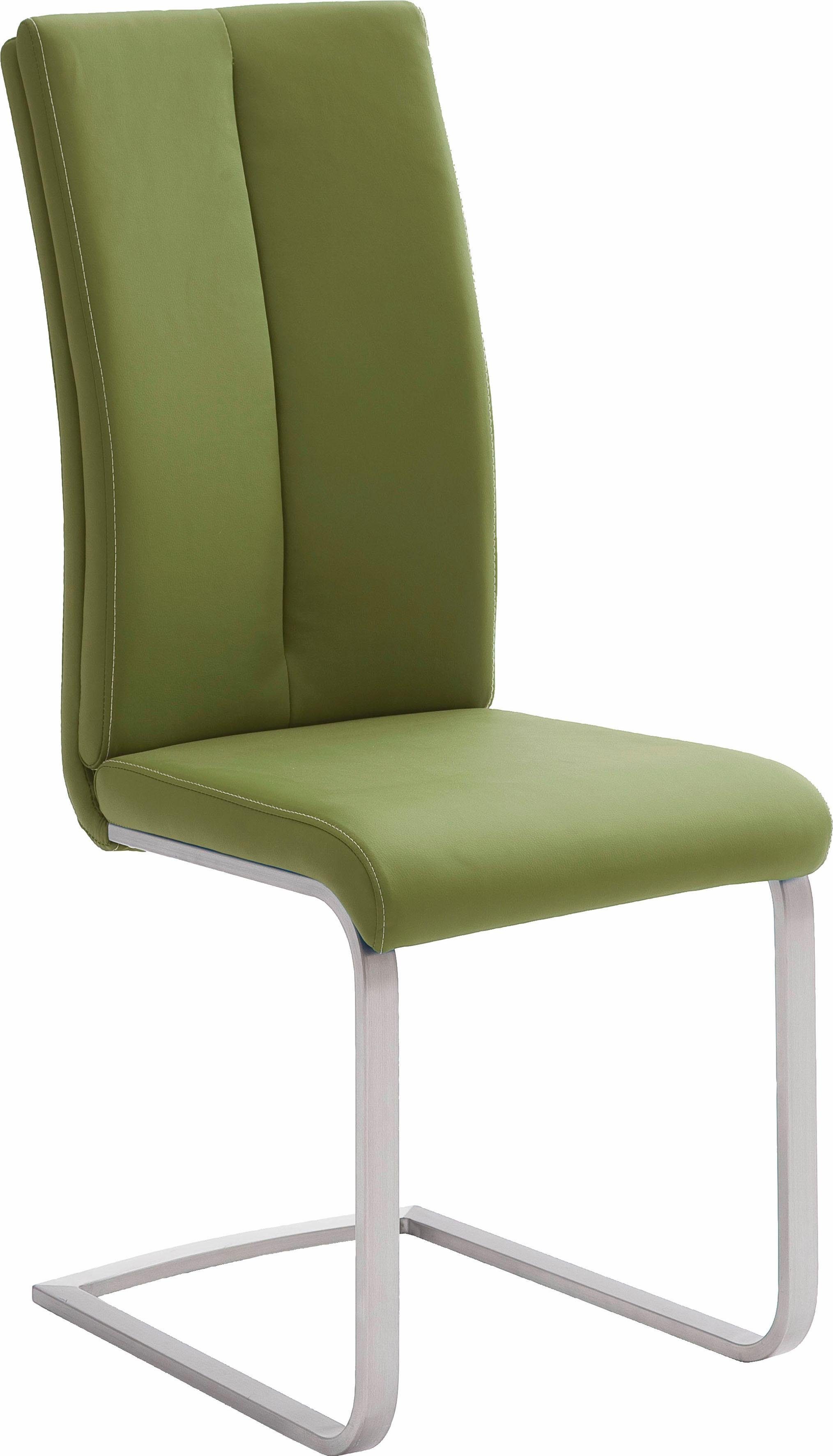 MCA furniture Freischwinger Paulo 2 (Set, 4 St), Stuhl belastbar bis 120 kg Olive | Olive