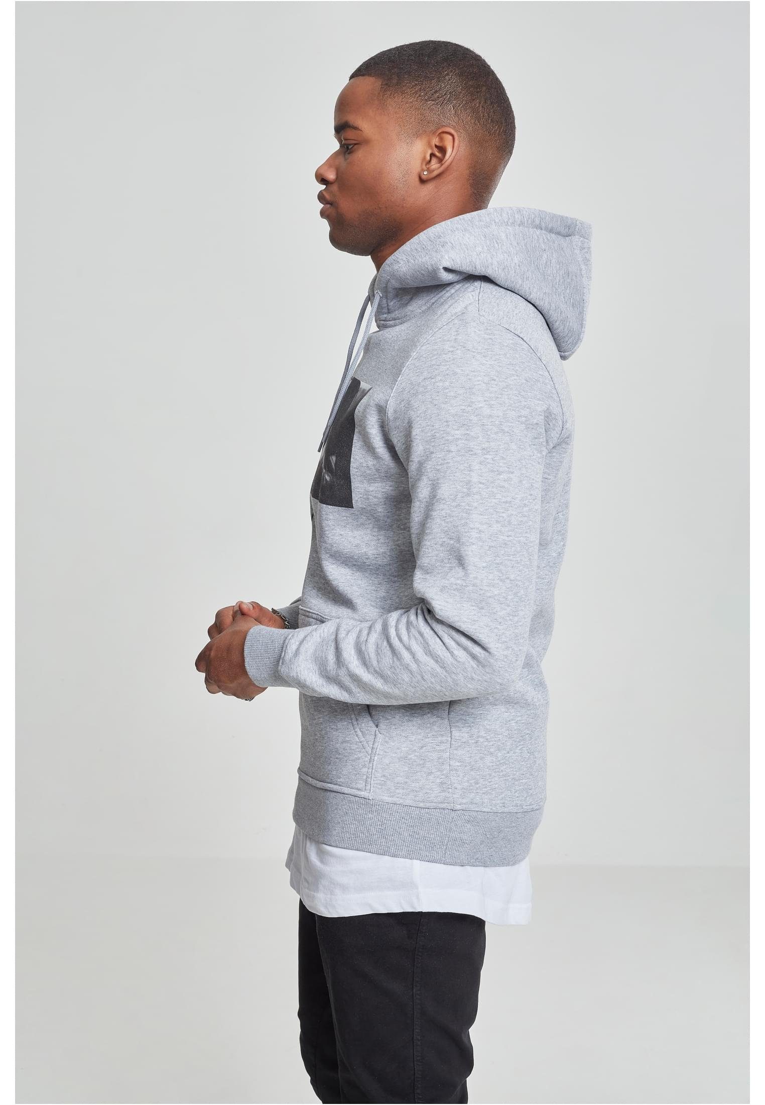 MisterTee Sweater Herren Pray Hoody (1-tlg) heathergrey