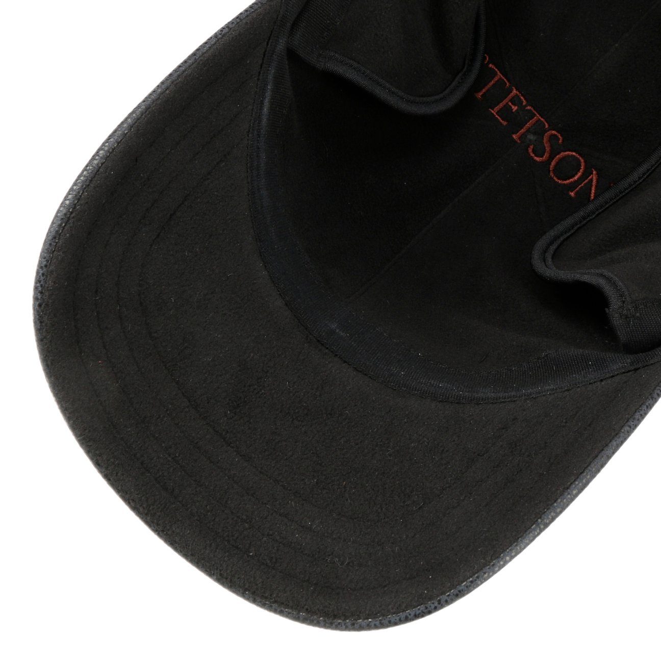 Stetson Baseball Cap (1-St) mit Basecap schwarz Schirm