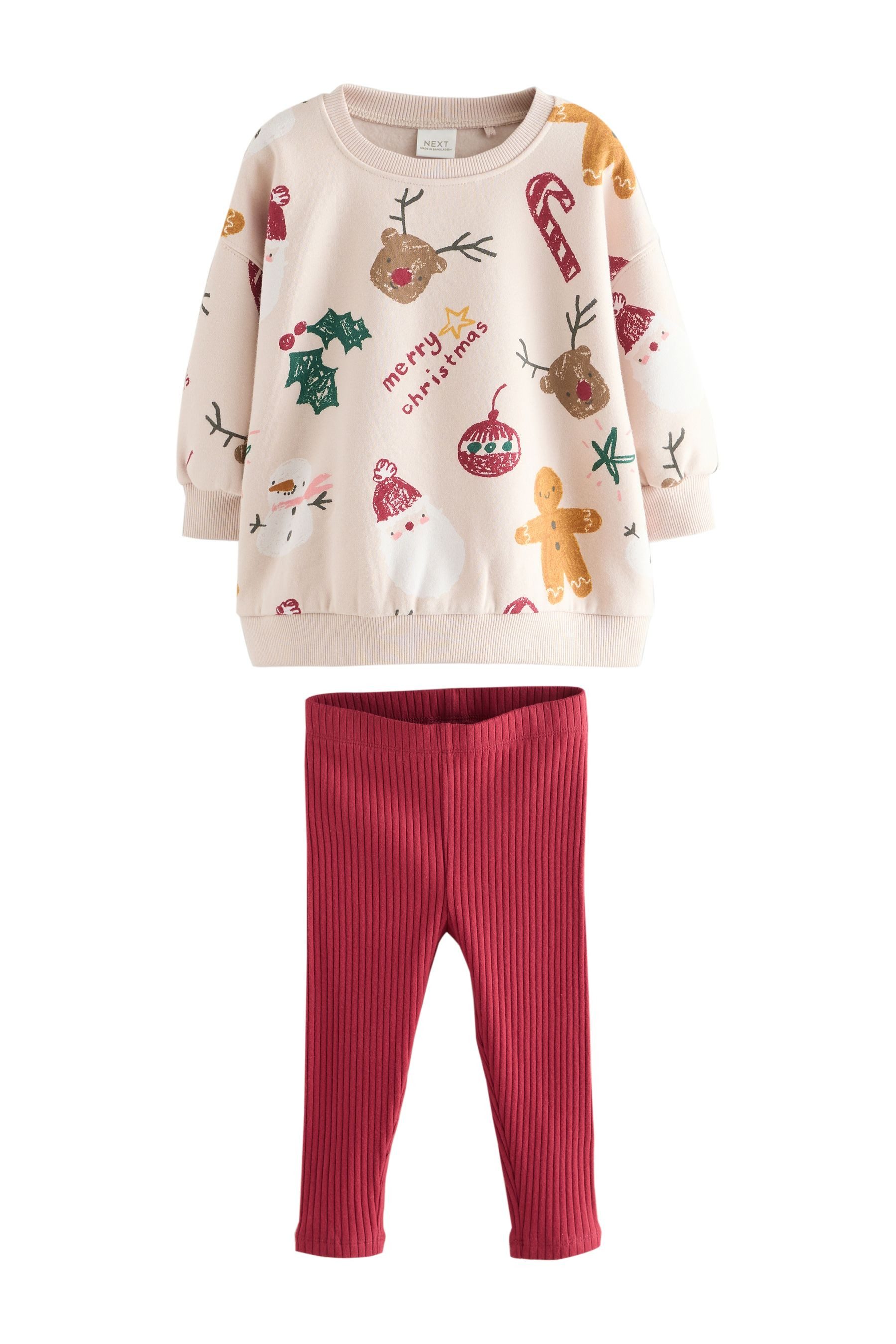 Next Top & Leggings Sweatshirts und Leggings im Set (2-tlg)