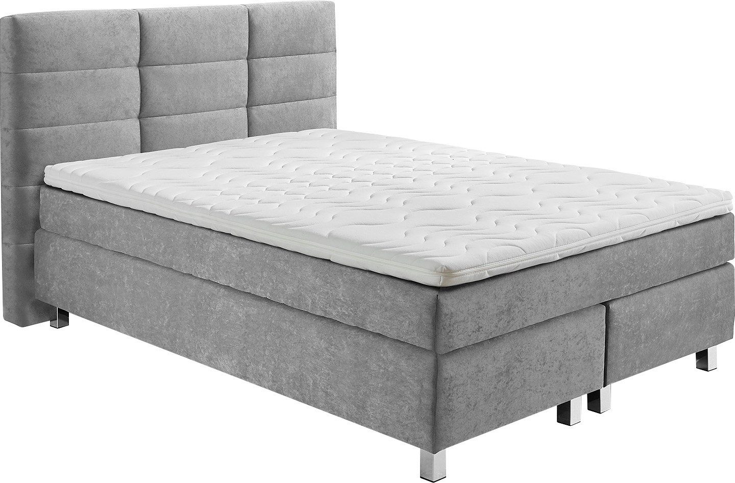 Westfalia Schlafkomfort Boxspringbett, wahlweise mit Kaltschaum-Topper, 2 M günstig online kaufen