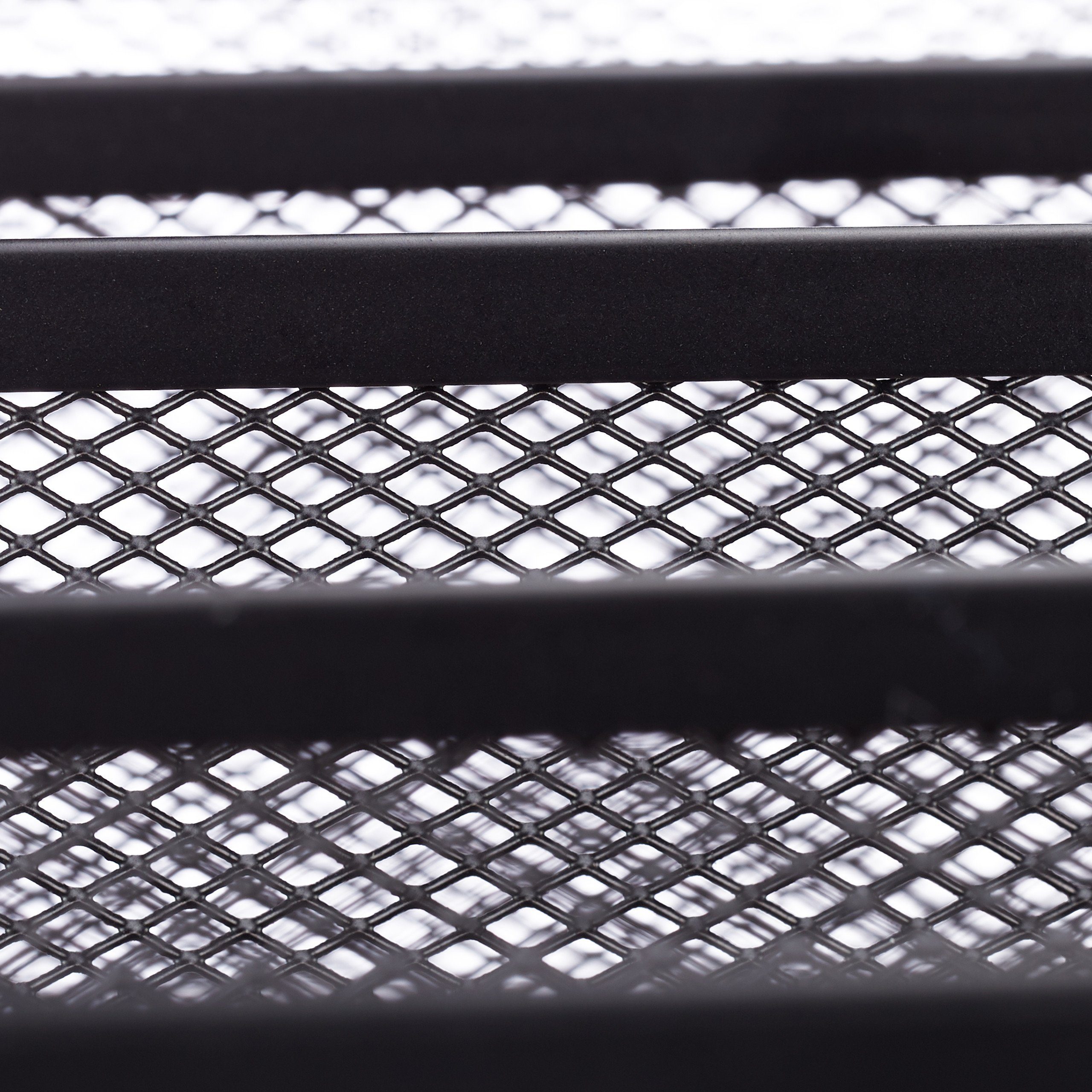 relaxdays Organizer Katalogsammler Metall mit 5 Fächern, schwarz