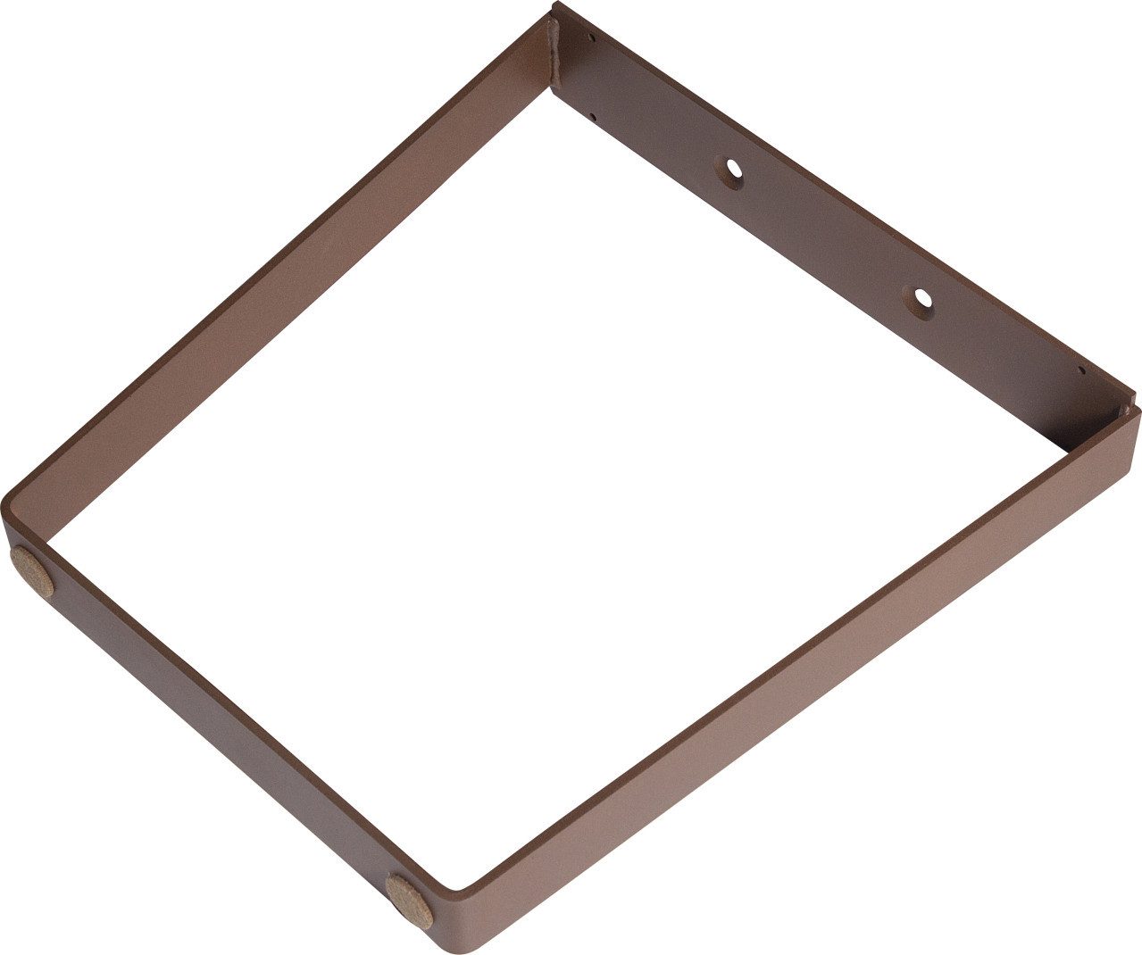 DIEDA Tischbein Dieda Bankgestell V-Form rostoptik Maße (L x B x