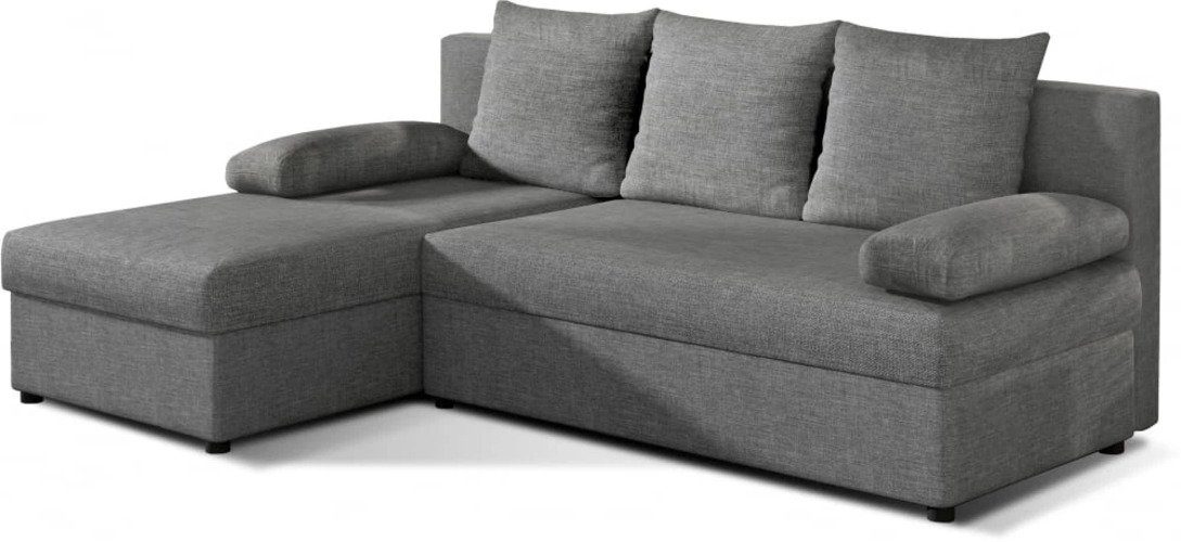 MOEBLO Ecksofa ARON, Wohnlandschaft Montierbar, mit Beidseitig Polstergarnitur Couch L-Form mane mit Polstersofa Schlaffunktion