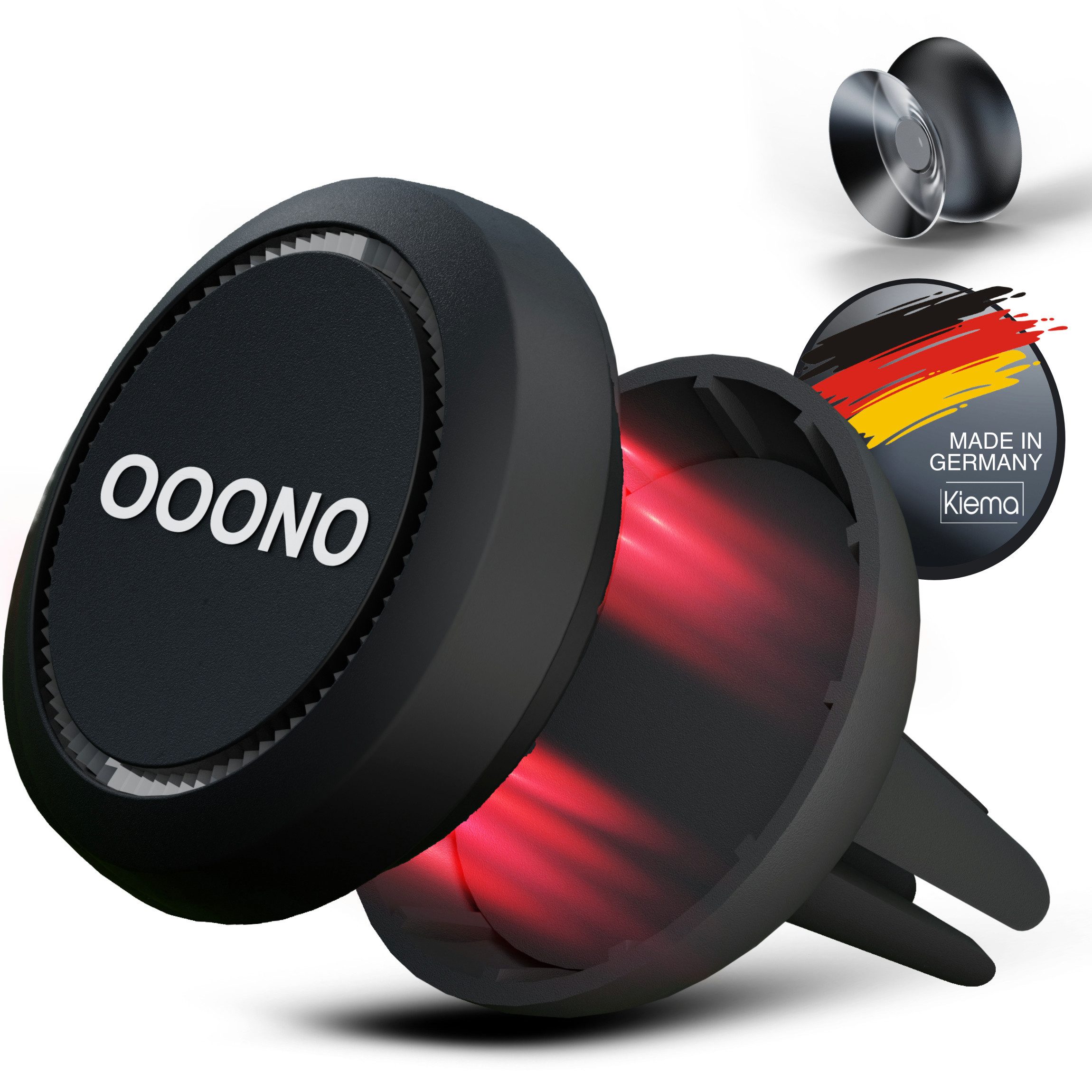 Kiema Halterung Magnetische Ooono No 1 Halterung für Lüftungsschlitze, (Magnetische Halterung für Ooono No1)