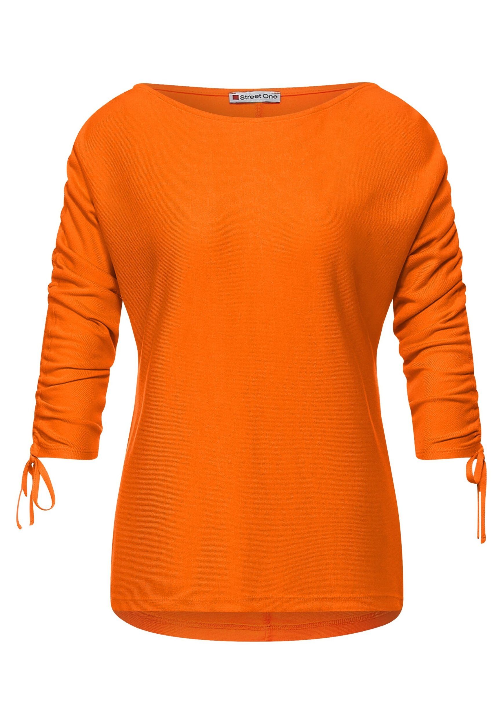 12905 shiny T-Shirt tangerine STREET ONE Da-T-Shirt