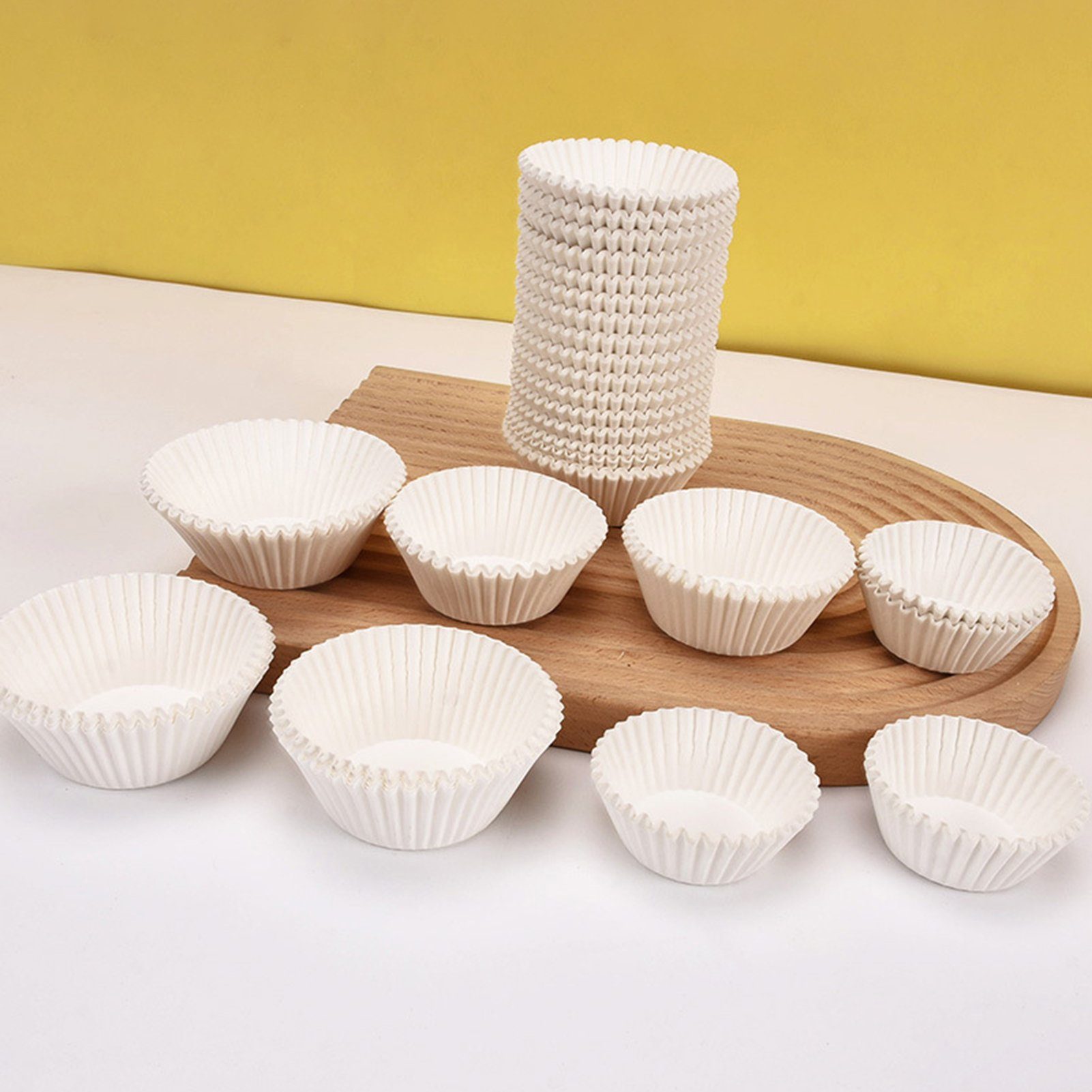 Weiß Muffinform Papier Muffinförmchen, Cupcake Stück Formen Rutaqian 1000