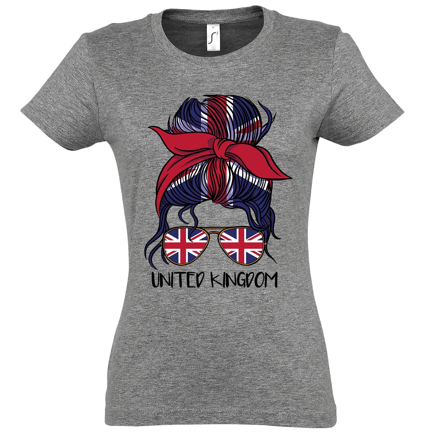 Youth Designz T-Shirt England UK Britain Flagge Damen Shirt mit trendigem Motiv