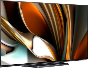 Hisense 55A85H OLED-Fernseher (139 cm/55 Zoll, 4K Ultra HD, Smart-TV, 120Hz, HDMI 2.1, Dolby Vision IQ, USB Recording, Sprachassistenten)