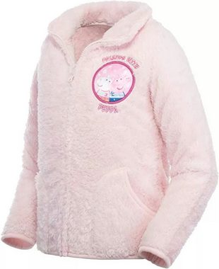 Peppa Pig Fleecejacke Peppa Pig Wutz Lucie Locke Kinder Fleece Jacke Langflorig Gr. 98 bis 116