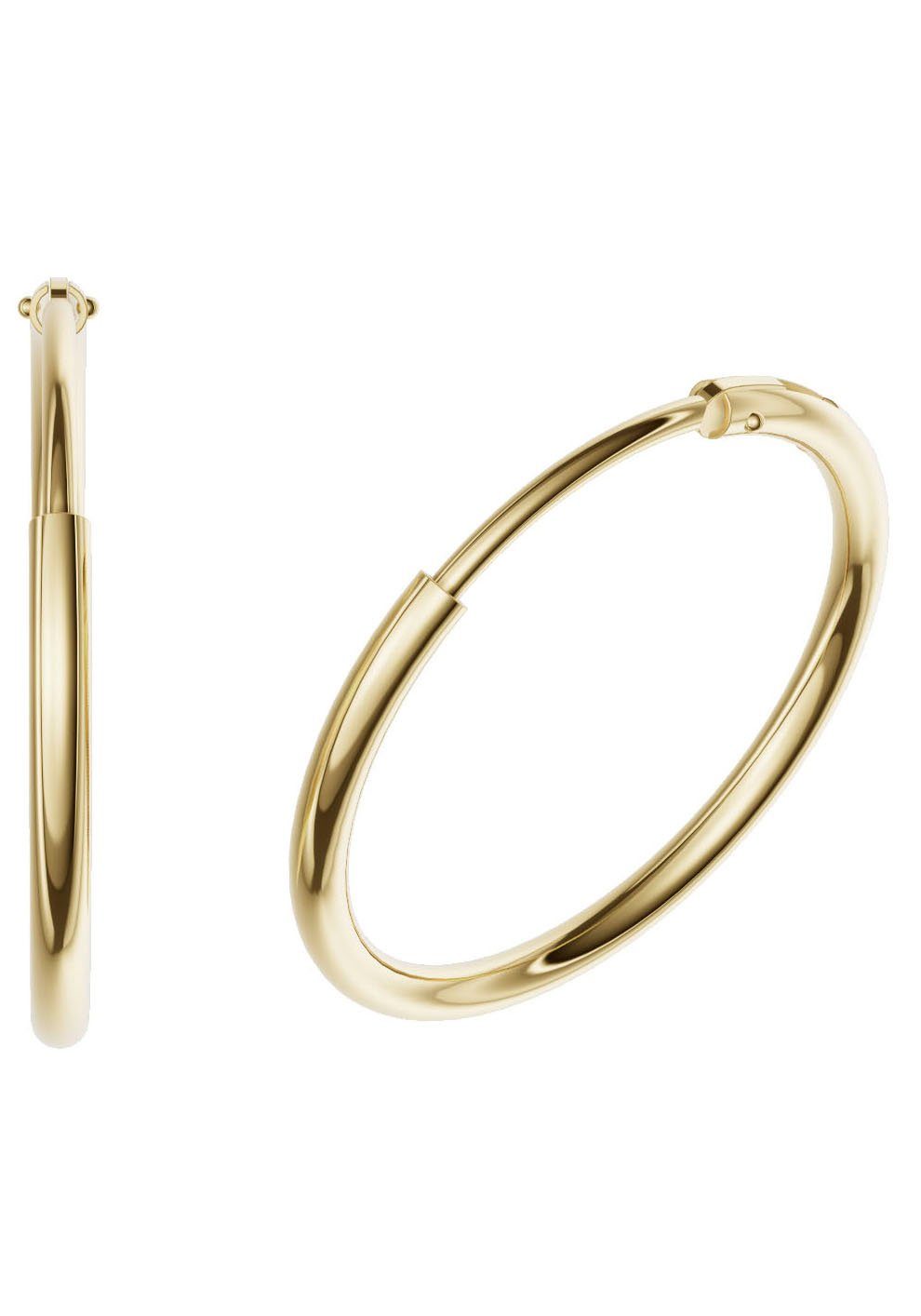 Firetti Paar Creolen Schmuck Geschenk Silber 925 1,5 mm breit, Made in Germany