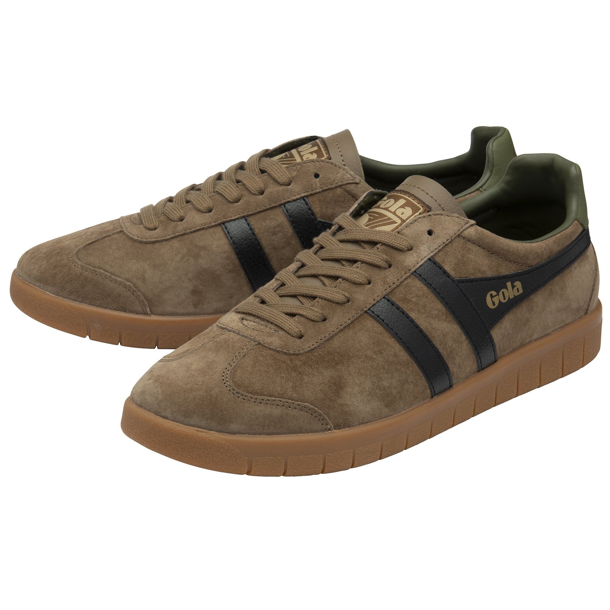 Hurricane Suede tobaccobraun/schwarz/khakigrün Herren Sneaker