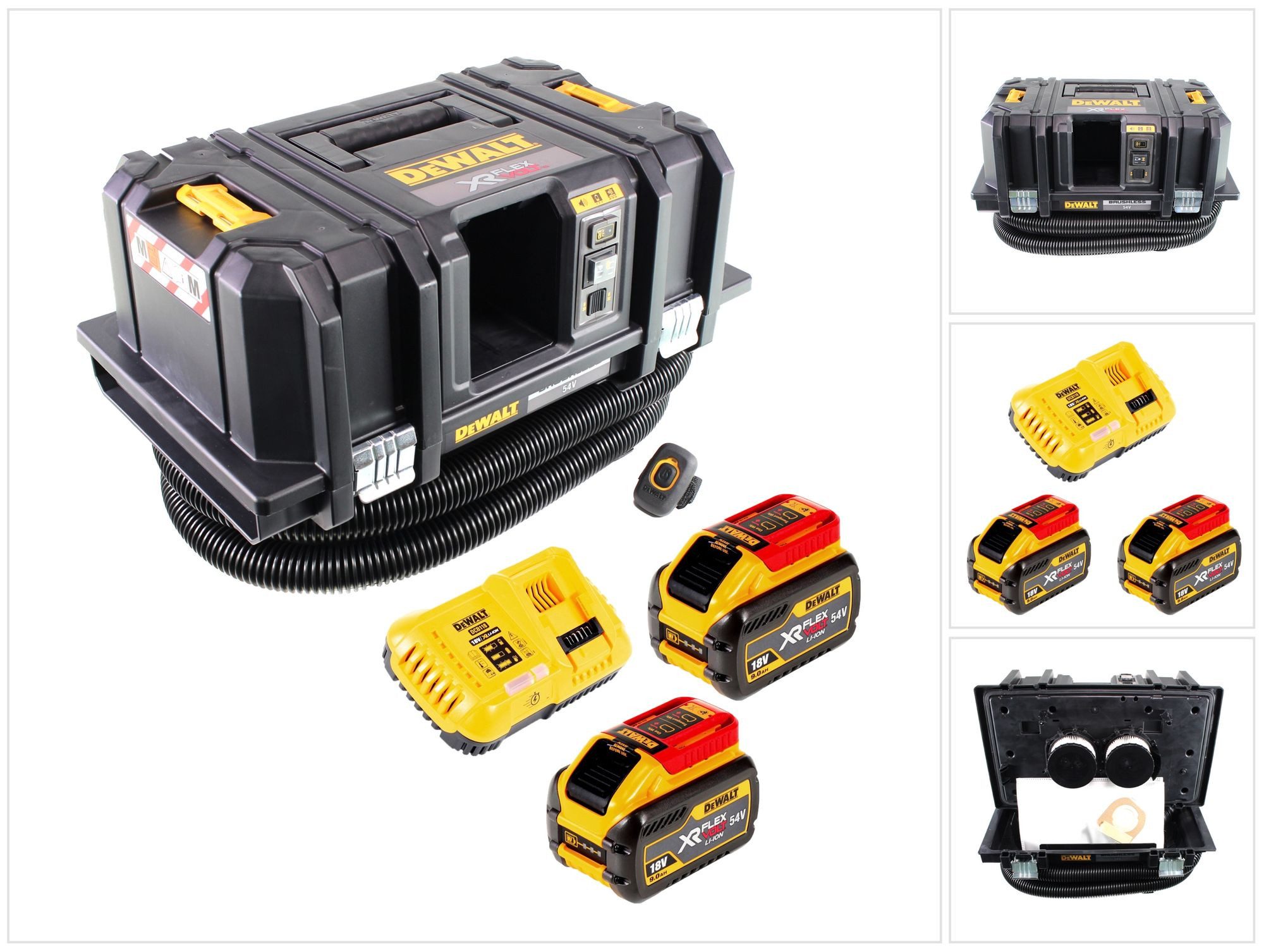 DeWalt Пылесборник DCV 586 MX2 Akku Nass- und Trockensauger 54V 11L Brushless + 2x FlexV