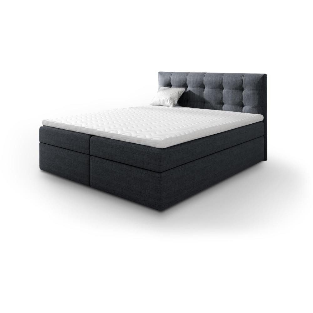 Beautysofa Boxspringbett TOPIQ mit Bettkasten (Bett für Schlafzimmer), mit günstig online kaufen