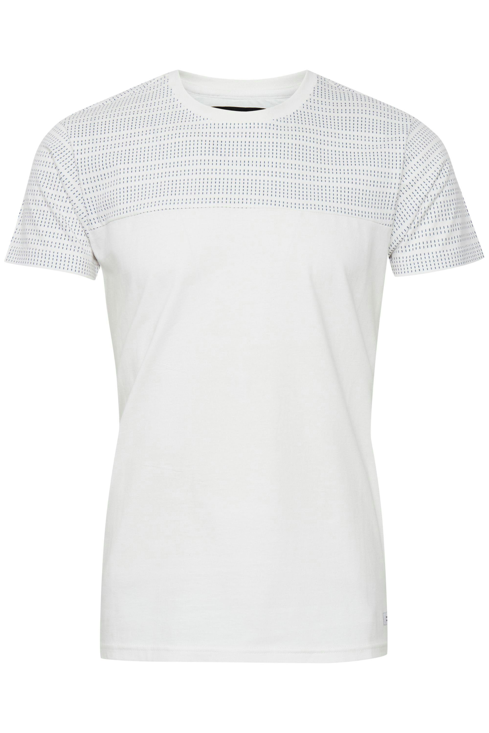 Indicode T-Shirt IDRosto T-Shirt im Colorblock-Look Off-White (002)