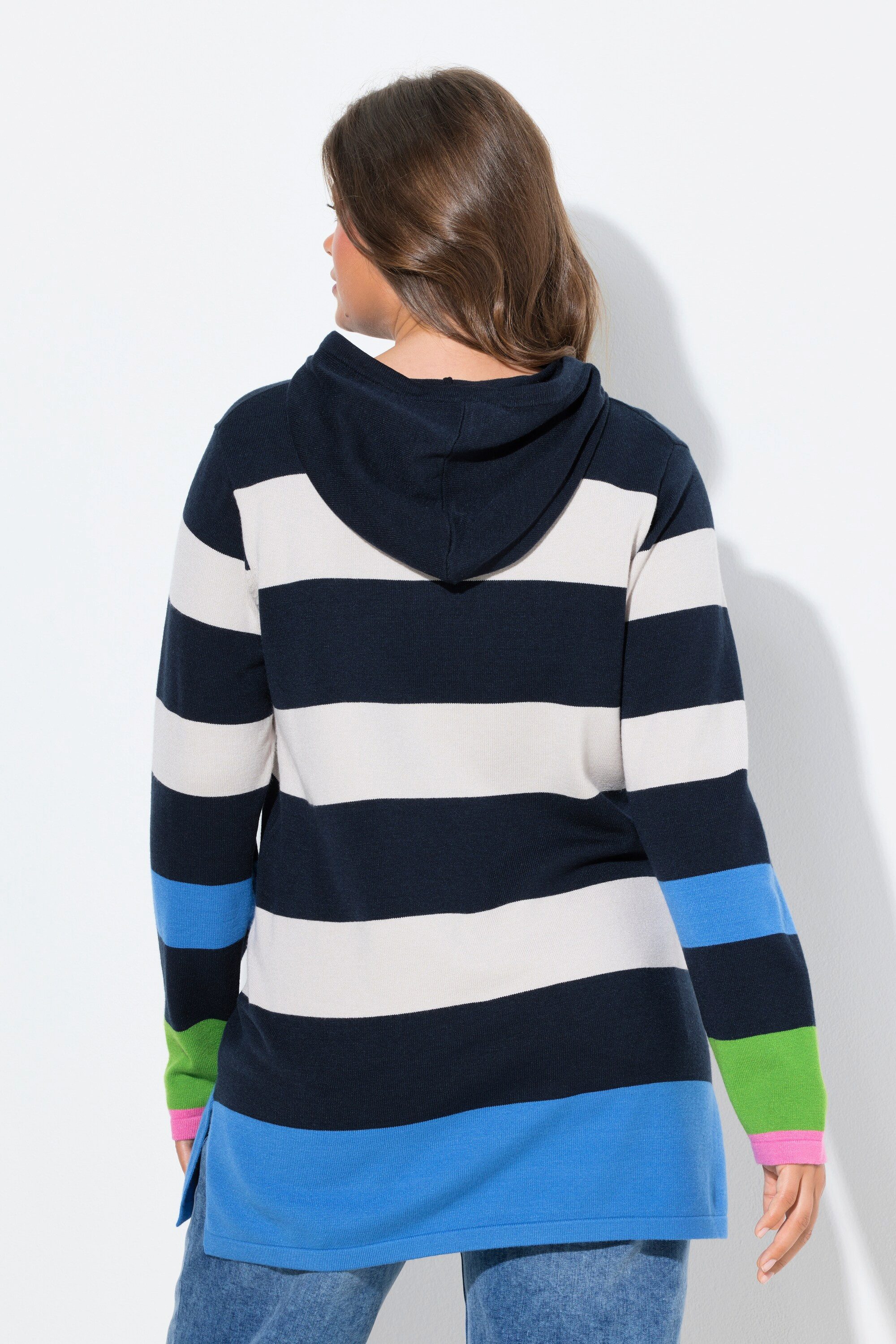 Laurasøn Strickpullover Strickpullover Kapuze Langarm