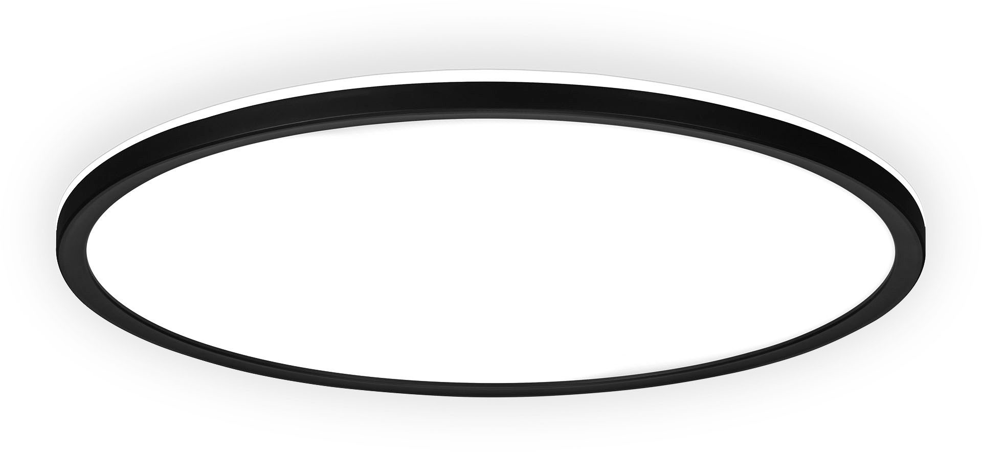 B.K.Licht LED Panel SHALLOW, LED fest integriert, Neutralweiß, 29x3 cm, Badlampe, Badezimmer, Küche, Wohnzimmer