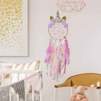 Alster Herz Hängedekoration Einhorn Traumfänger für Kinder, Unicorn, mit LED Beleuchtung (H0263) (1 St), Kinderzimmer Deko