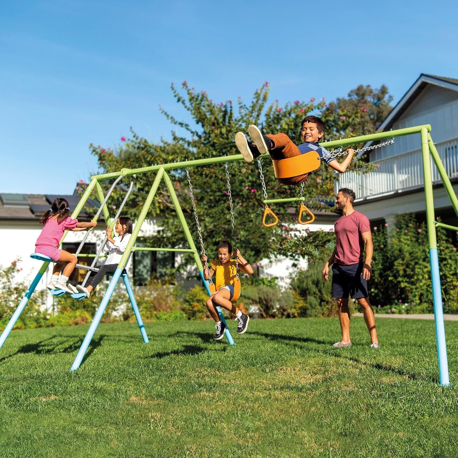 Intex Schaukelkombination 4er Schaukel-Set (467x254x211cm), hochbelastbar