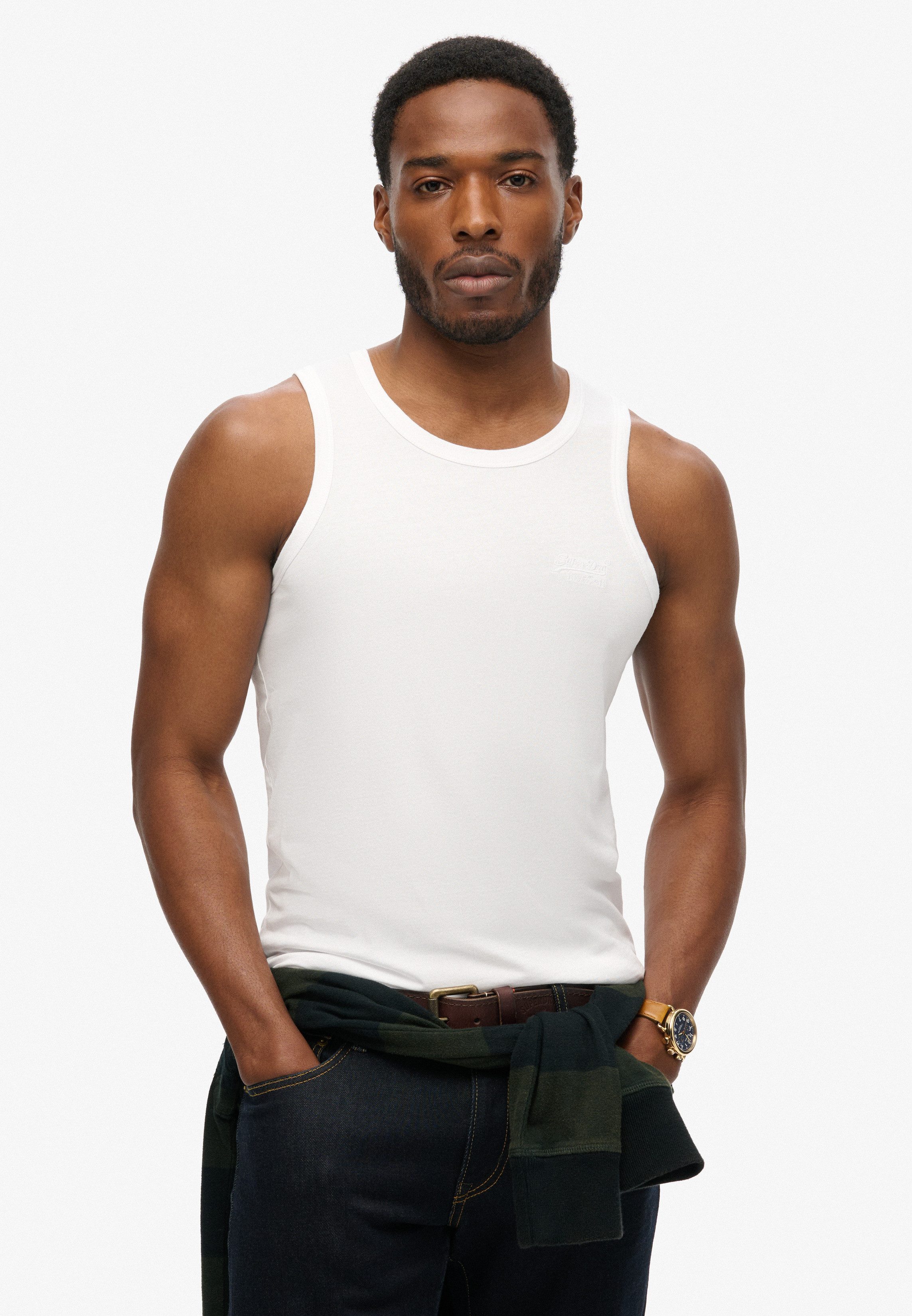 Superdry Tanktop ESSENTIAL LOGO VEST UB