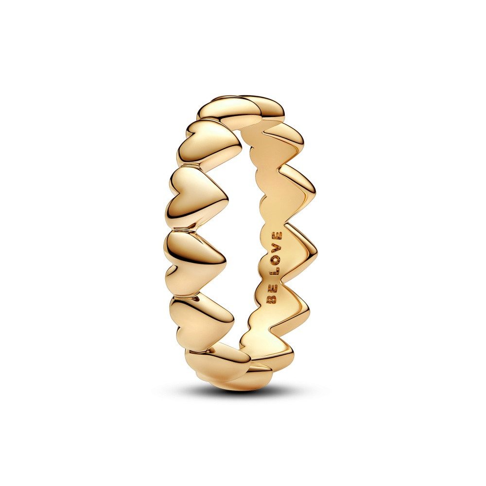 Pandora Fingerring Pandora Moments Stapelbarer Herzreihe-Ring 163427C00-52
