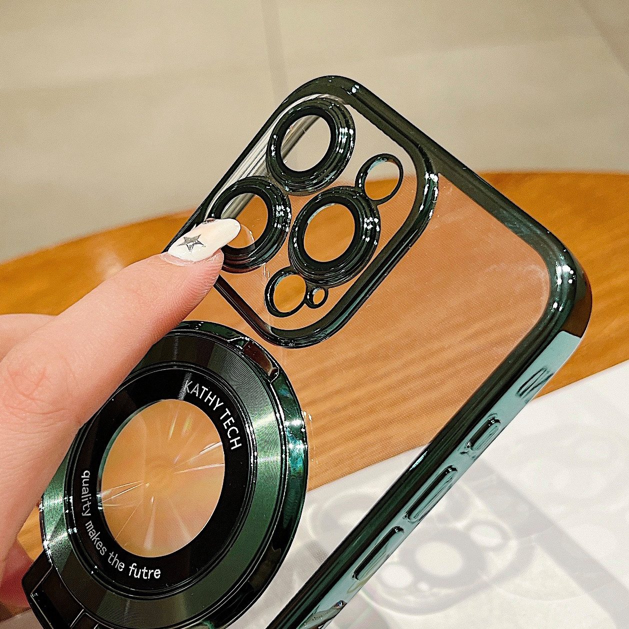 trends for living Handyhülle Hülle Mit Ständer für iPhone11 Pro Max Magsafe Kameraschutz