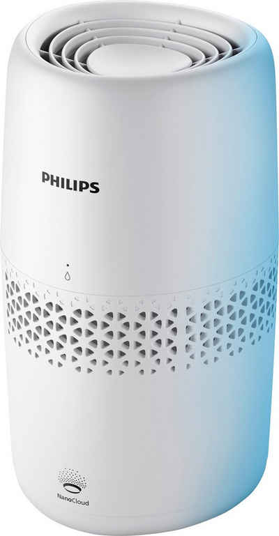 Philips Luftbefeuchter HU2510/10 2000 Serie, 2,00 l Wassertank, für 31 m² Räume, mit NanoCloud-Technologie