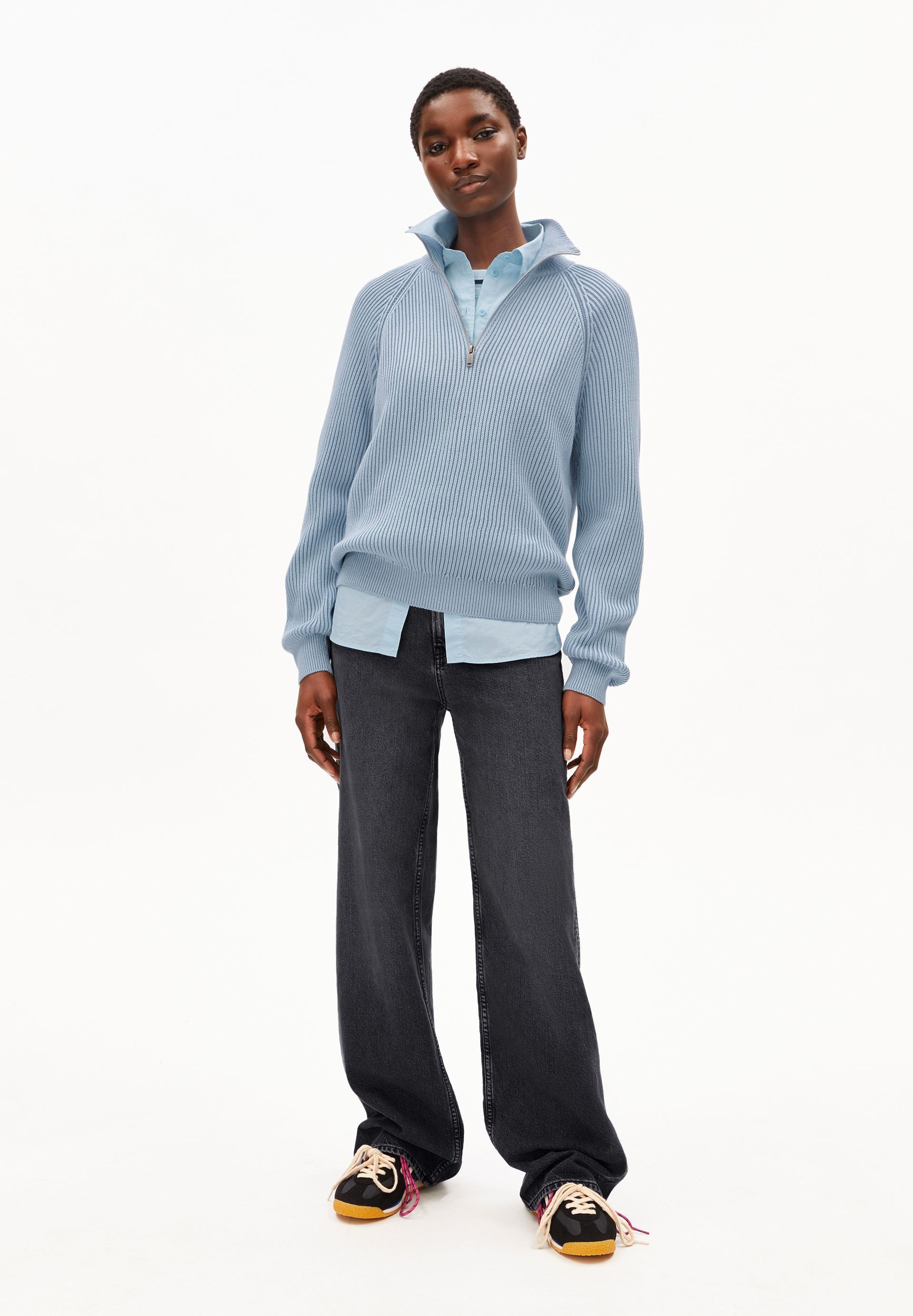 Armedangels Strickpullover Troyer Vanisé