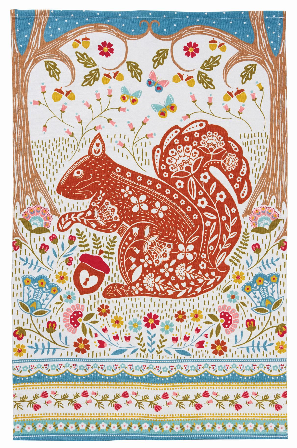 Ulster Weavers Geschirrtuch Woodland, (Set, 1-tlg., 1-teilig), 100% Baumwolle 48x74cm Küchentuch
