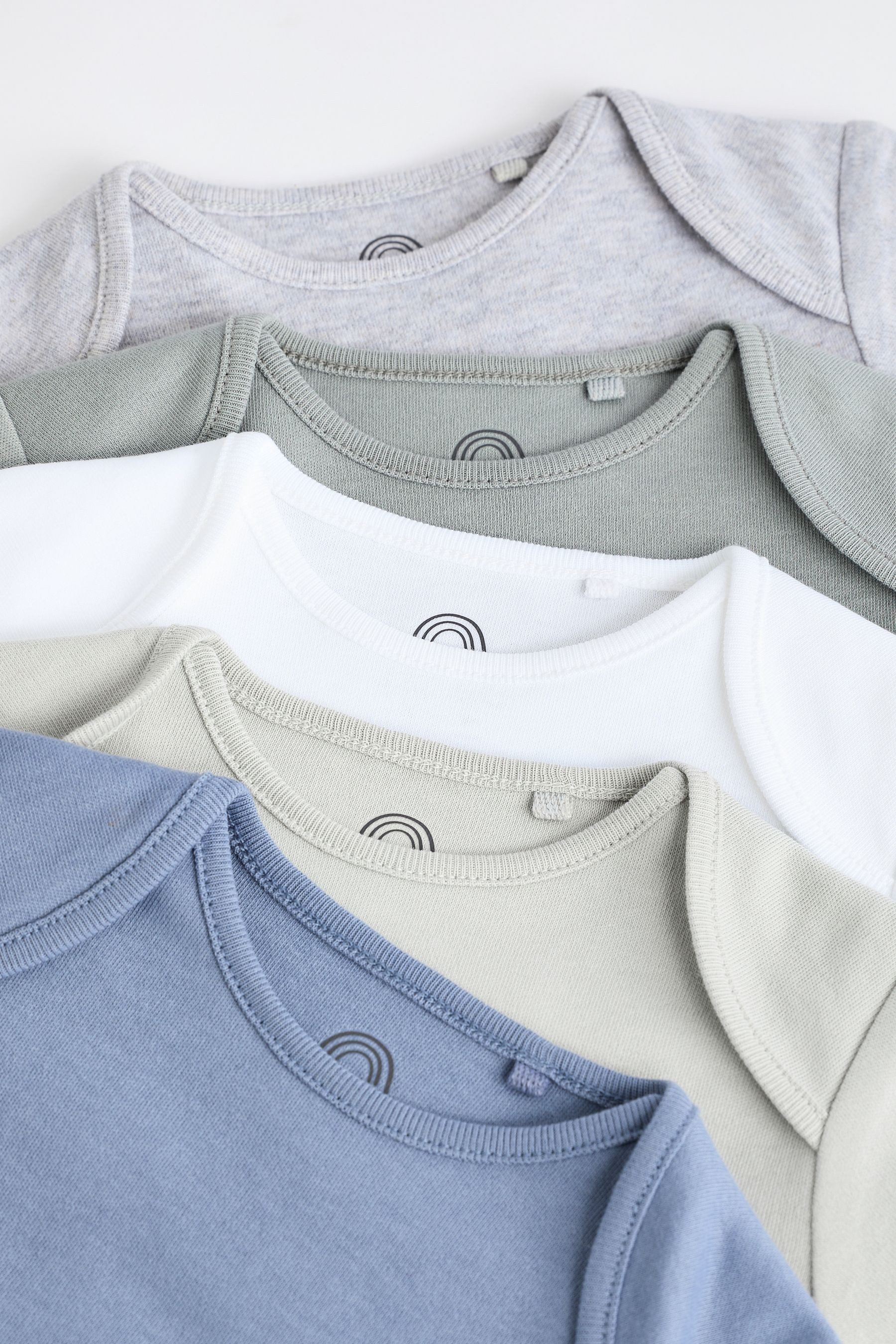 Next Kurzarmbody Kurzärmelige Strampler, 5er-Pack (5-tlg)