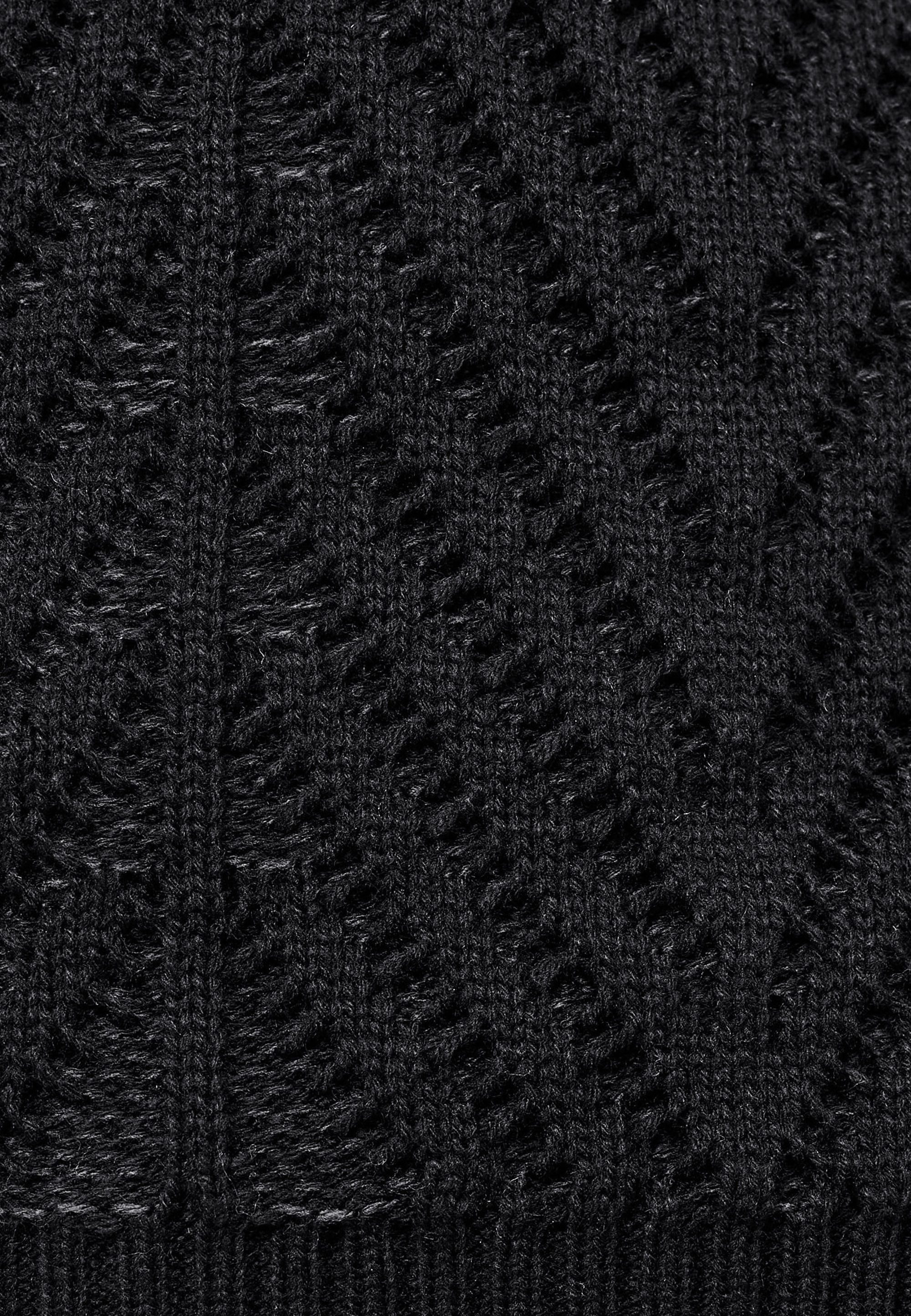 Rundhalspullover Strick Pullover Grobstrick Rundhals Strickpullover