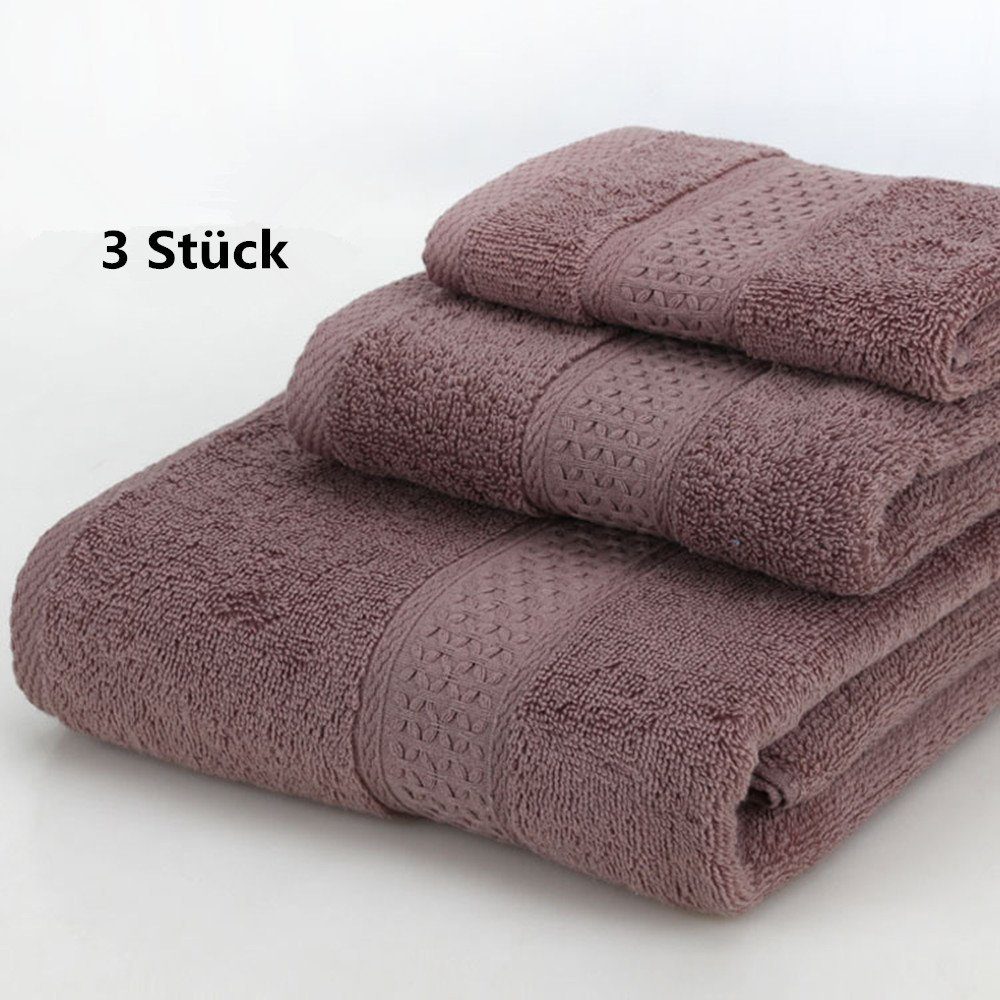 XDeer Handtuch Set 3er Set Handtuch günstig online kaufen