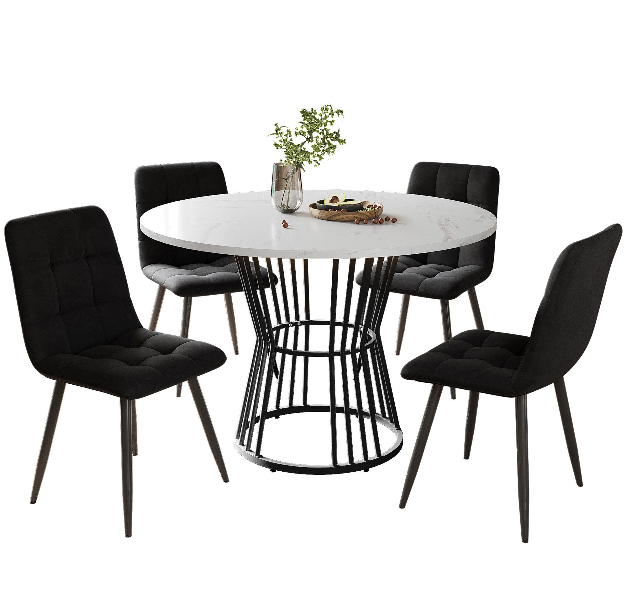 HAUSS SPOLE Essgruppe 5-teilig Esstisch mit günstig online kaufen