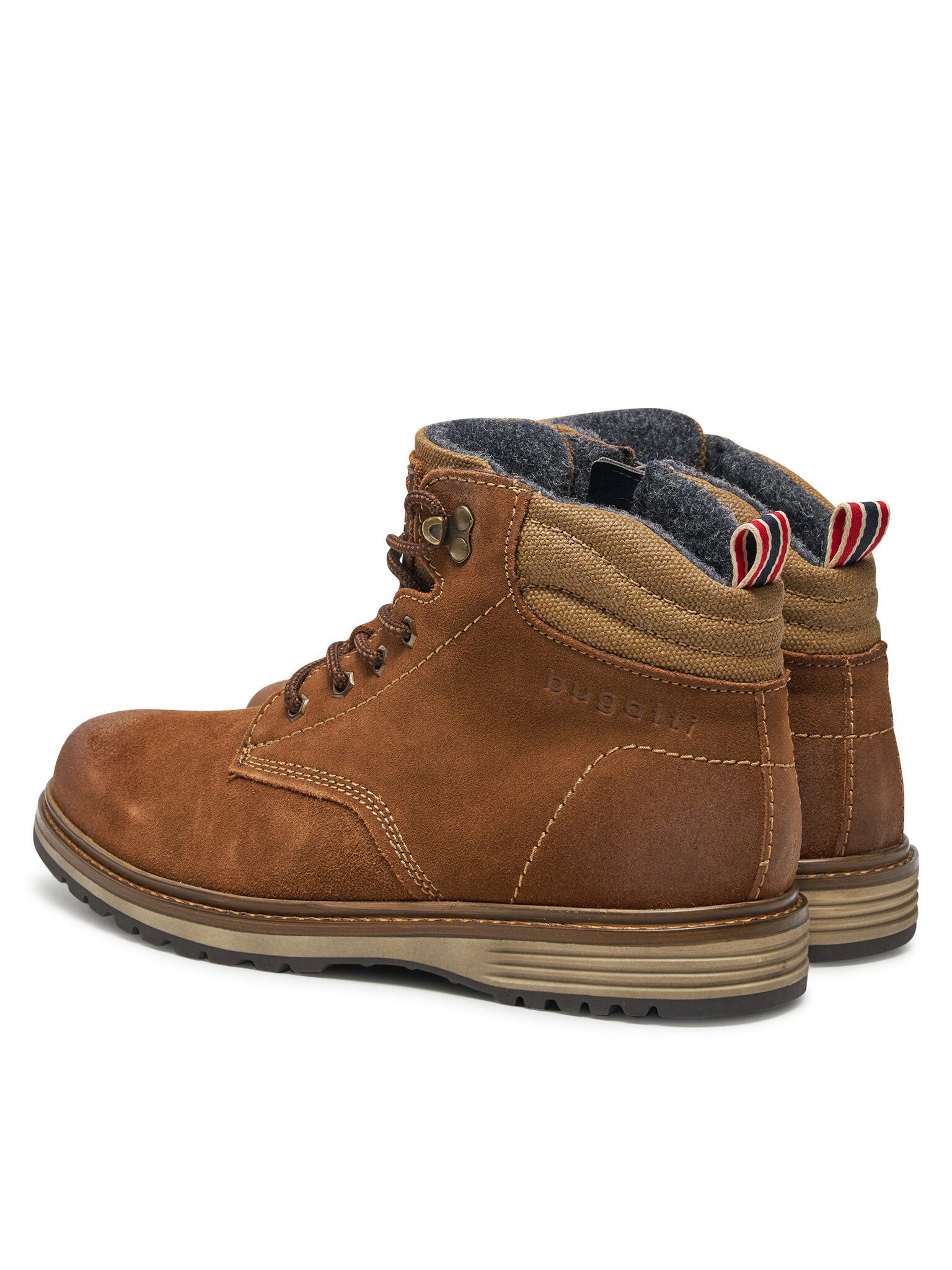 bugatti Bugatti Schnürstiefeletten 325A0Q Braun Schnürstiefel