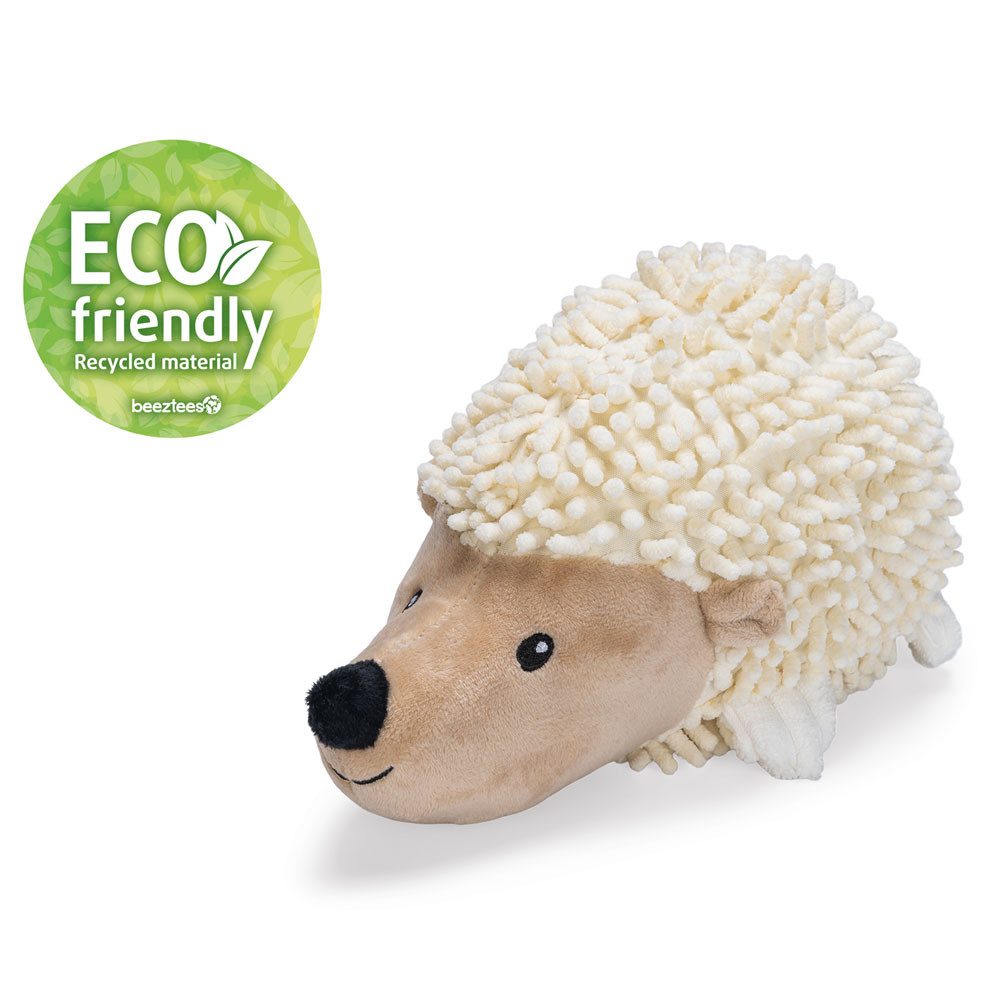 Beeztees Tierkuscheltier Beeztees Eco Hundespielzeug Igel Ittie - geräuschlos